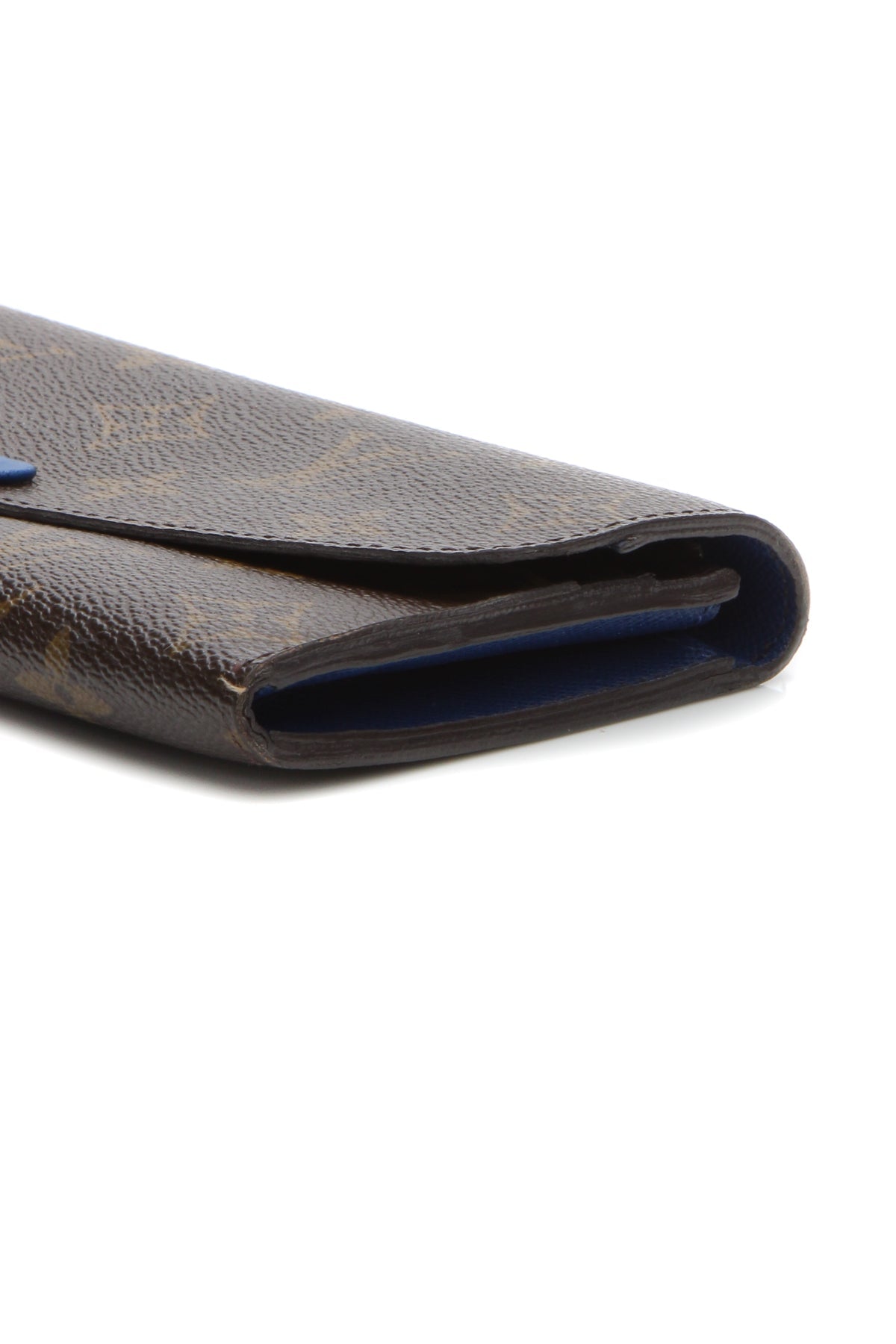 Emilie Wallet - Monogram/Blue