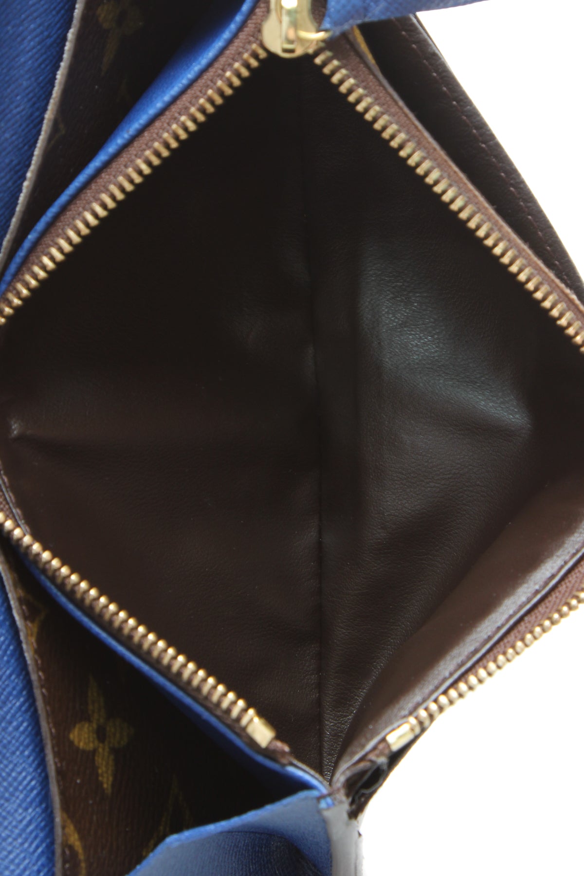 Emilie Wallet - Monogram/Blue