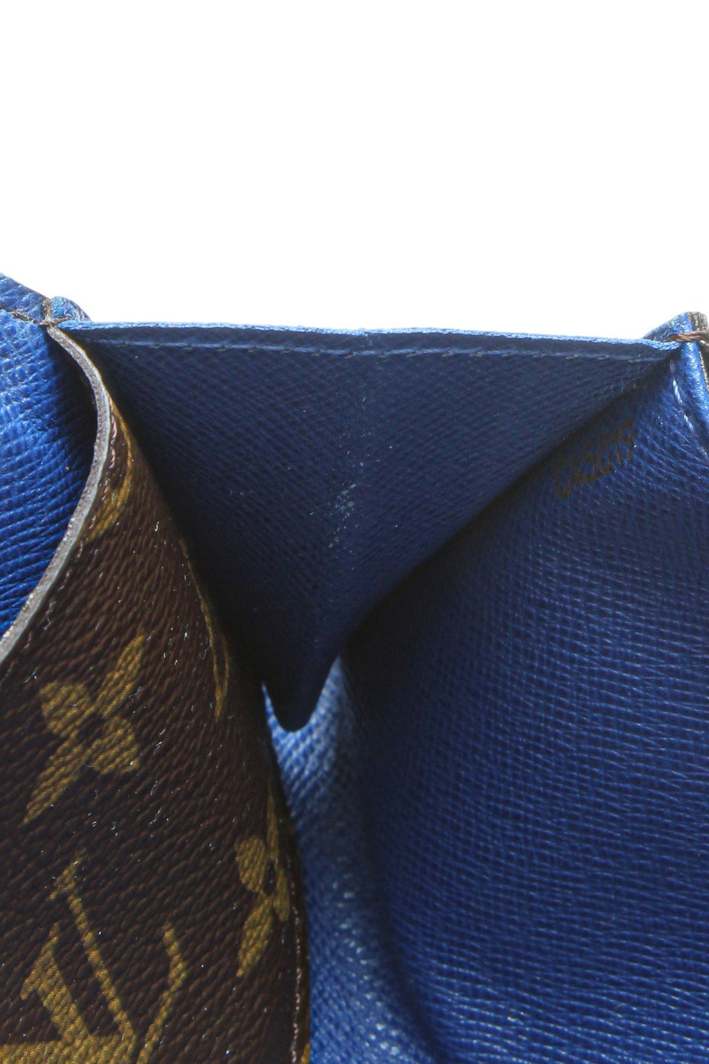 Emilie Wallet - Monogram/Blue