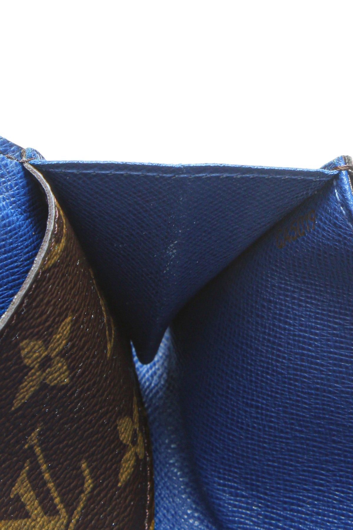 Emilie Wallet - Monogram/Blue