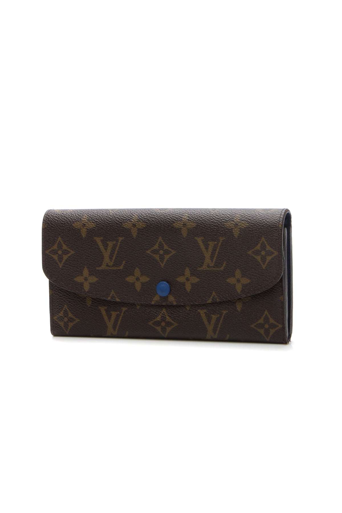 Emilie Wallet - Monogram/Blue