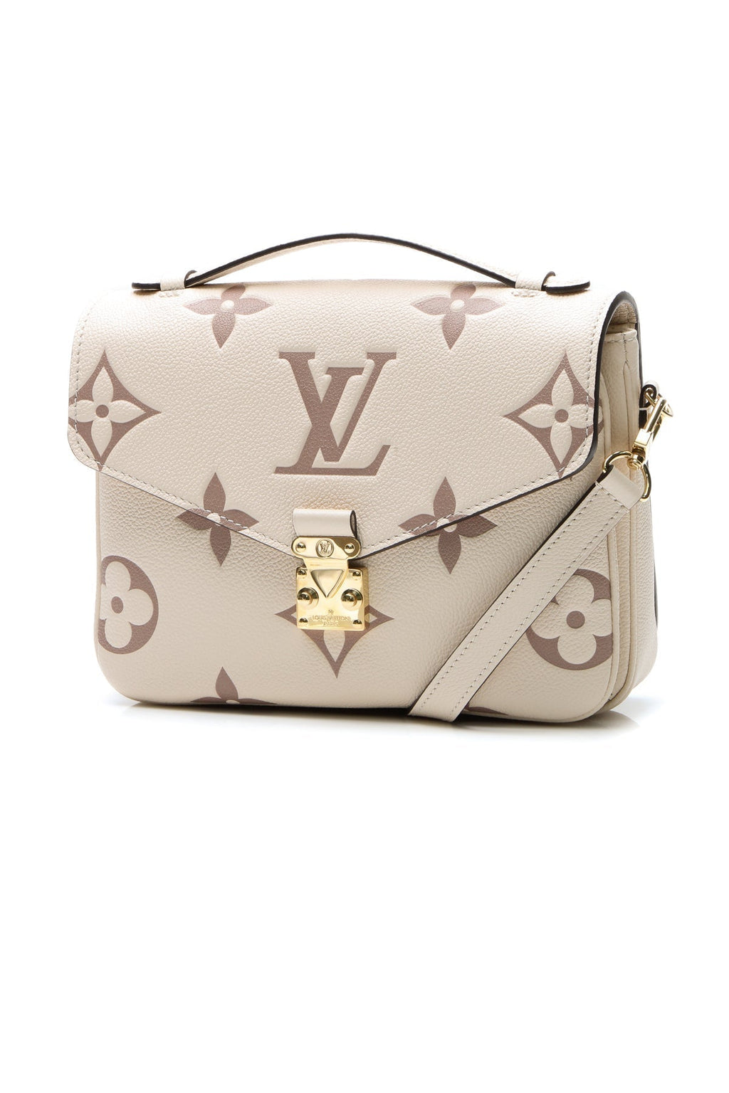 Bicolor Empreinte Pochette Metis Bag - Cream/Dove