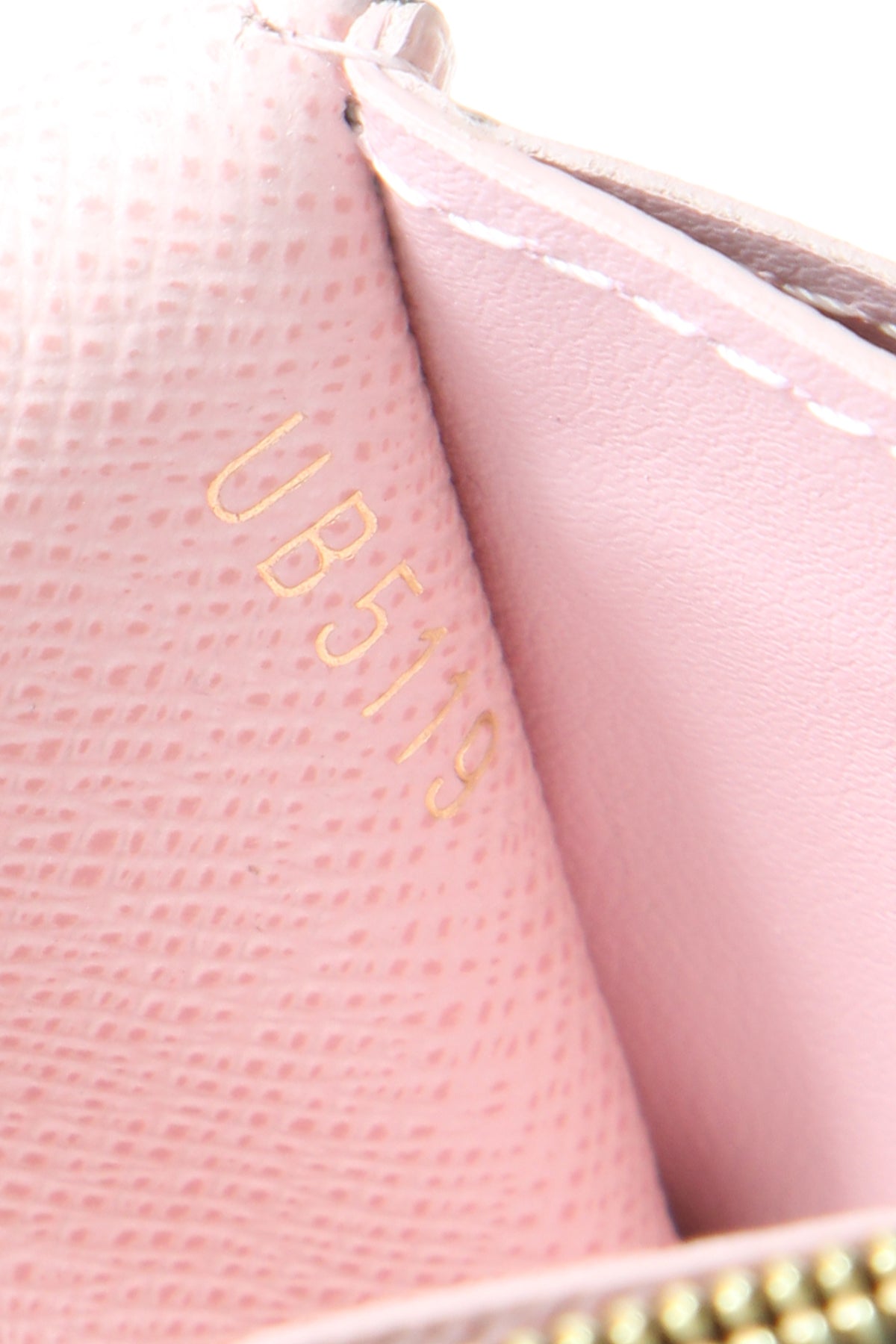 Rosalie Coin purse - Monogram/Rose Ballerine