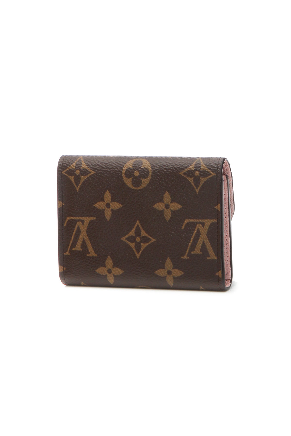 Rosalie Coin purse - Monogram/Rose Ballerine