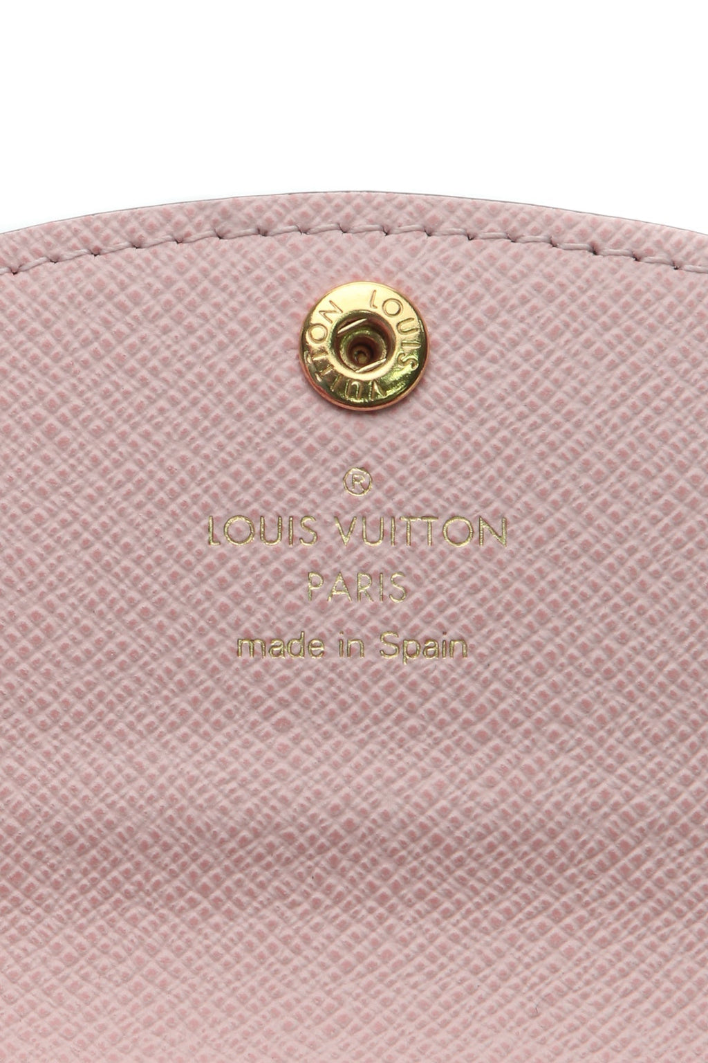 Rosalie Coin purse - Monogram/Rose Ballerine
