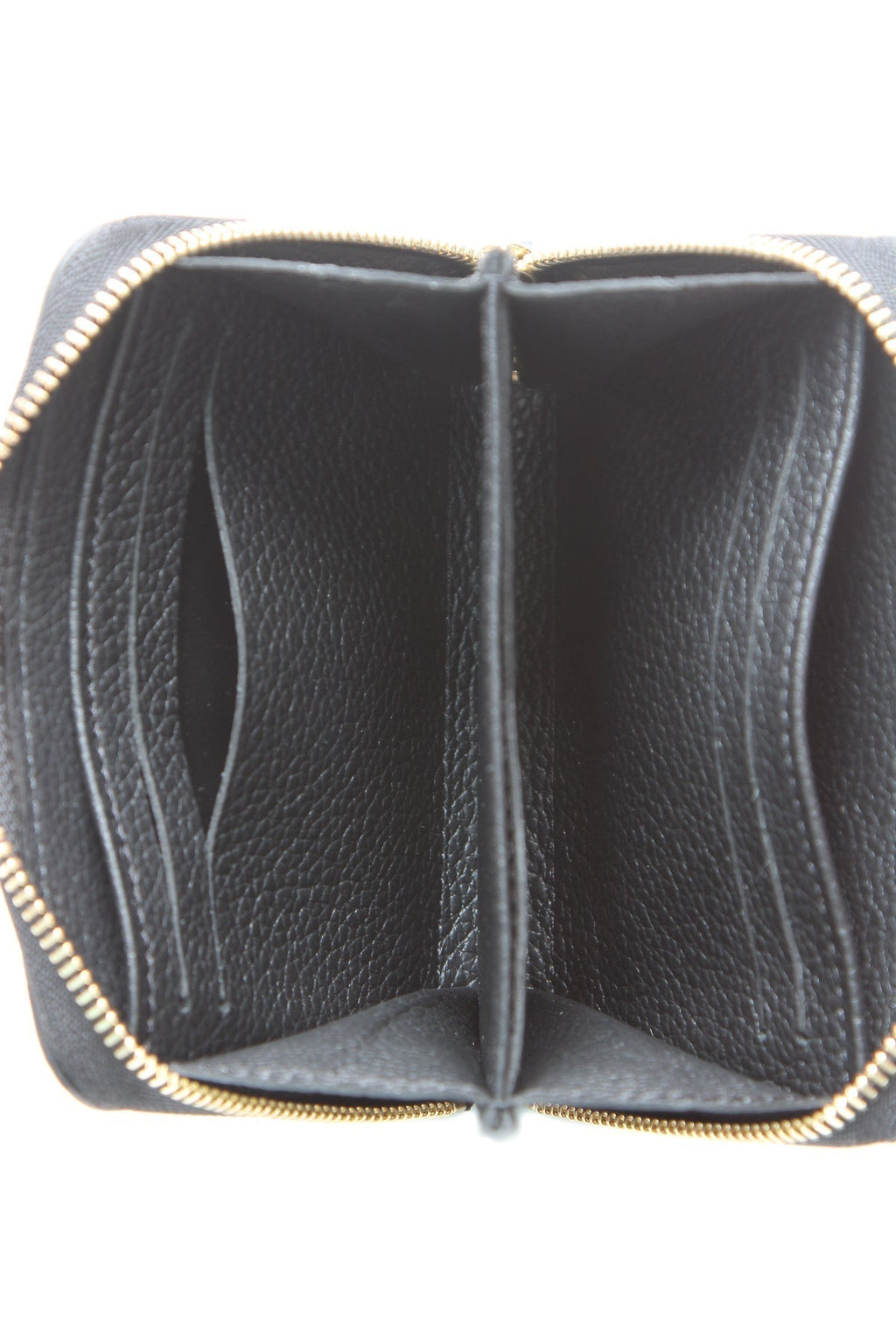 Bicolor Empreinte Zippy Wallet - Black