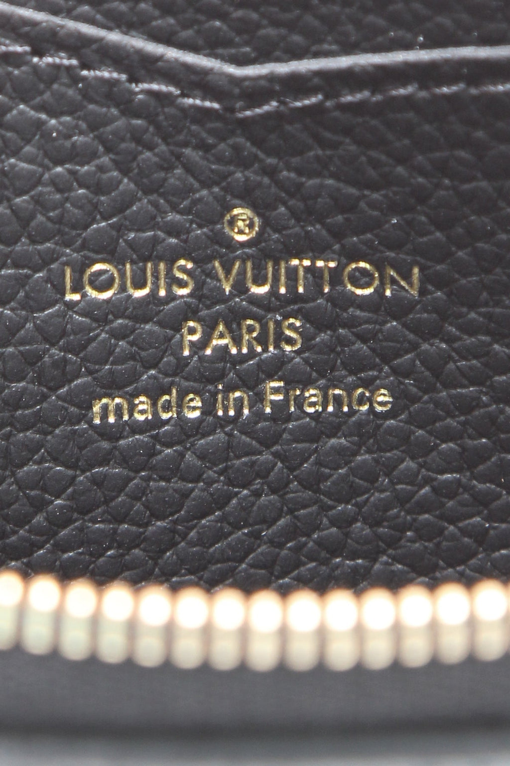 Bicolor Empreinte Zippy Wallet - Black