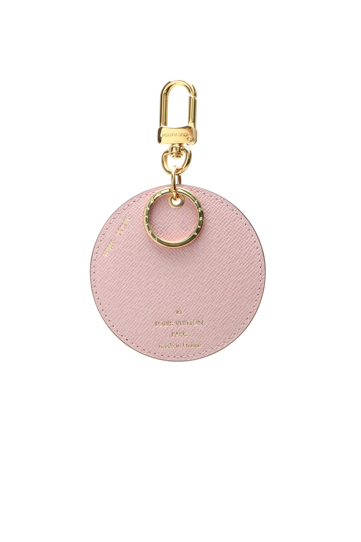 Big Wheel Bag Charm - Monogram/Rose Ballerine