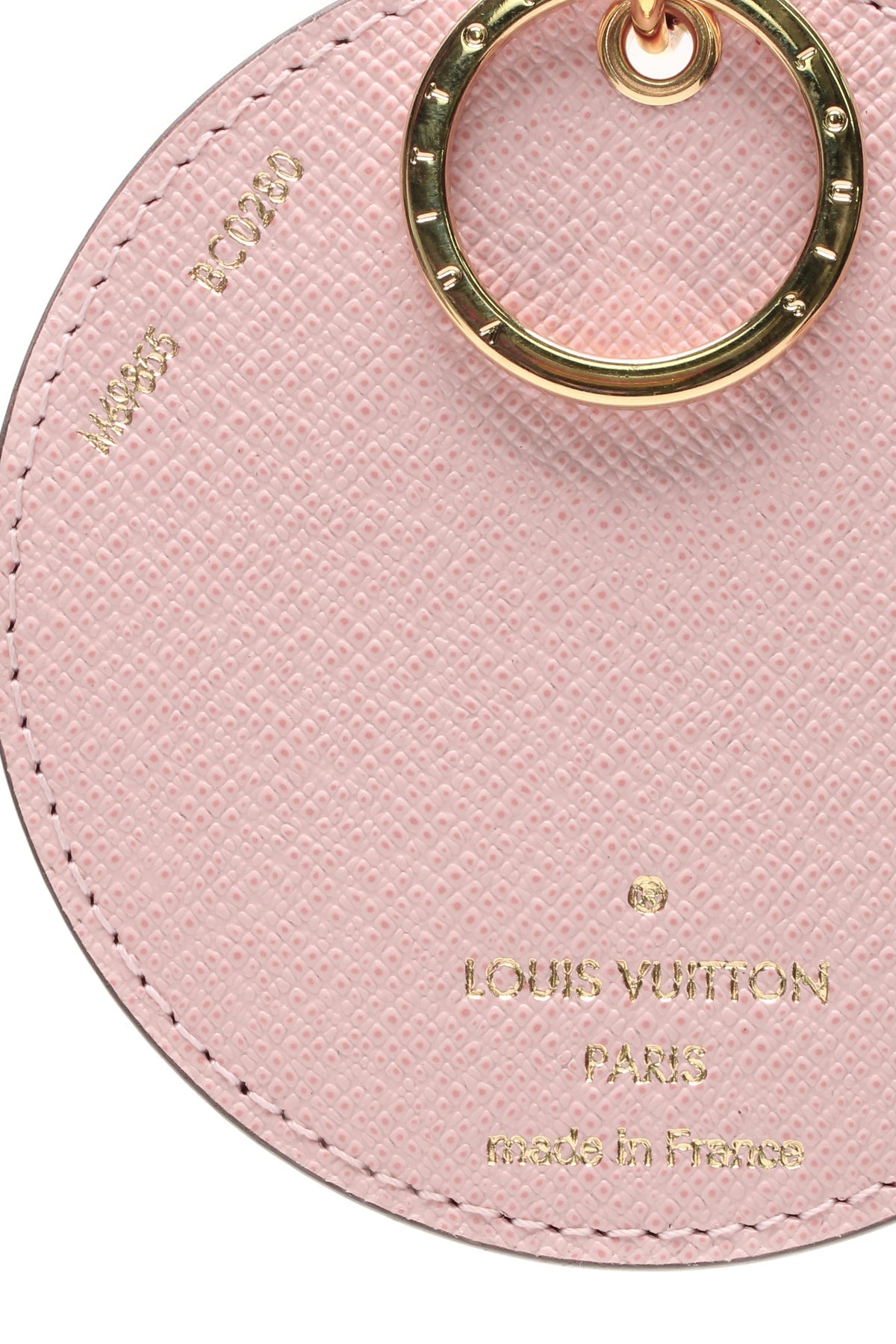 Big Wheel Bag Charm - Monogram/Rose Ballerine