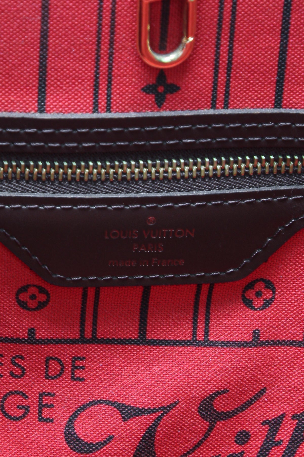 Neverfull MM Tote Bag - Damier Ebene