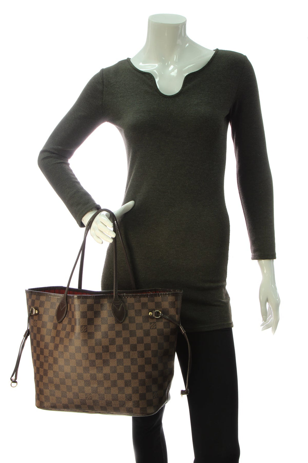 Neverfull MM Tote Bag - Damier Ebene