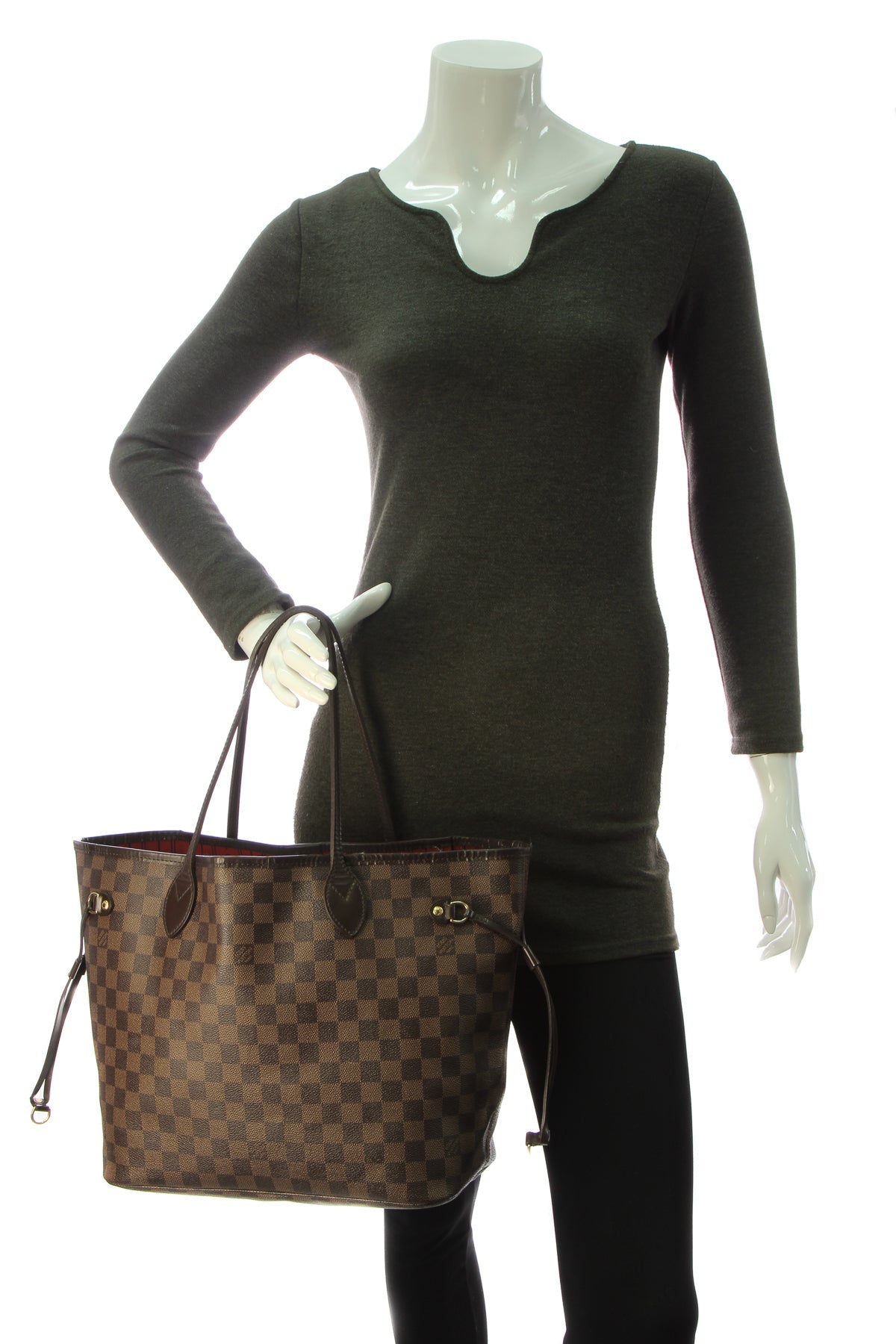 Neverfull MM Tote Bag - Damier Ebene