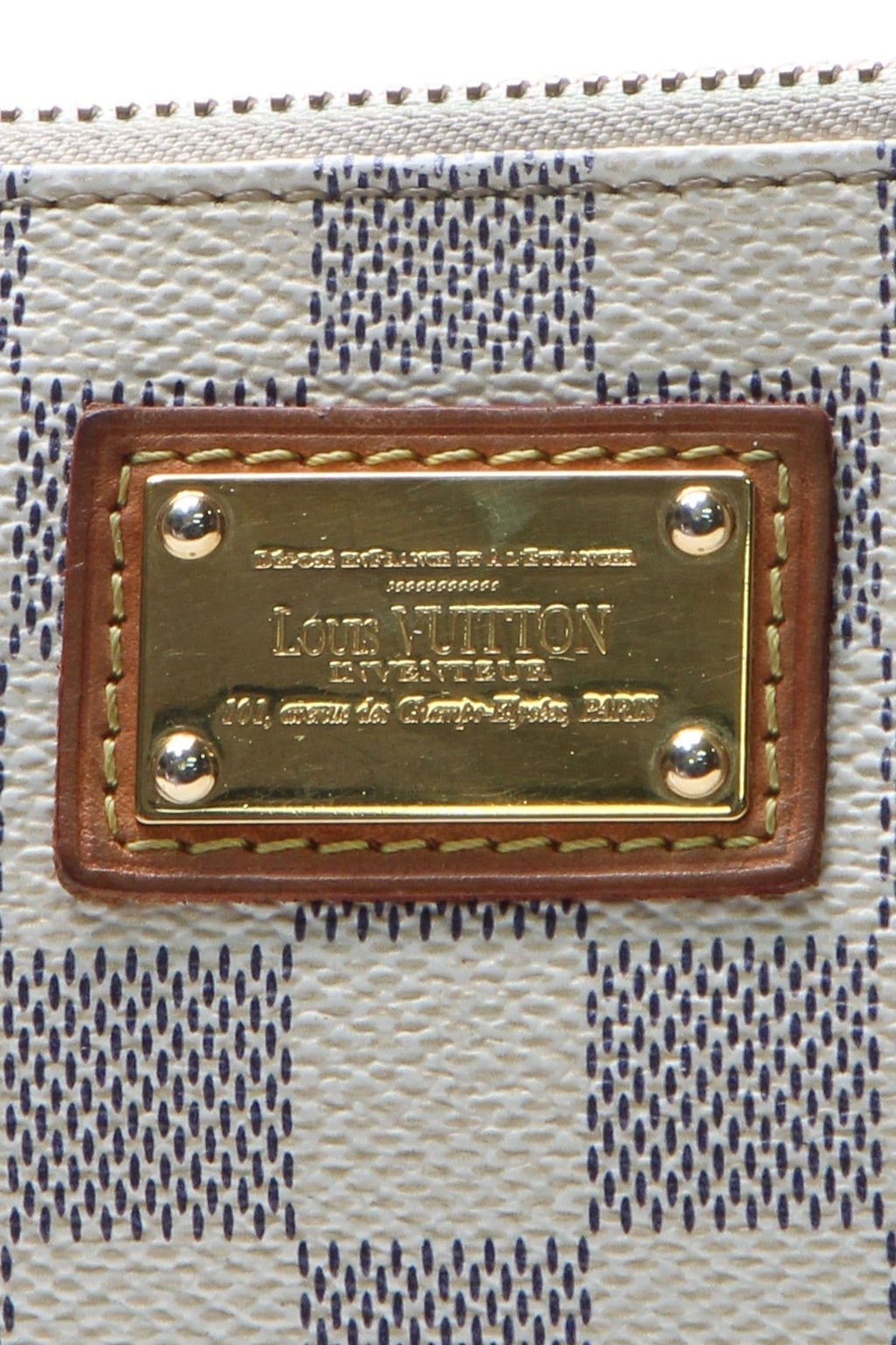 Milla MM Pochette Bag - Damier Azur