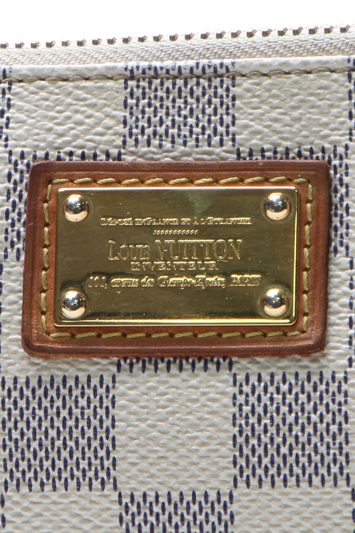 Milla MM Pochette Bag - Damier Azur