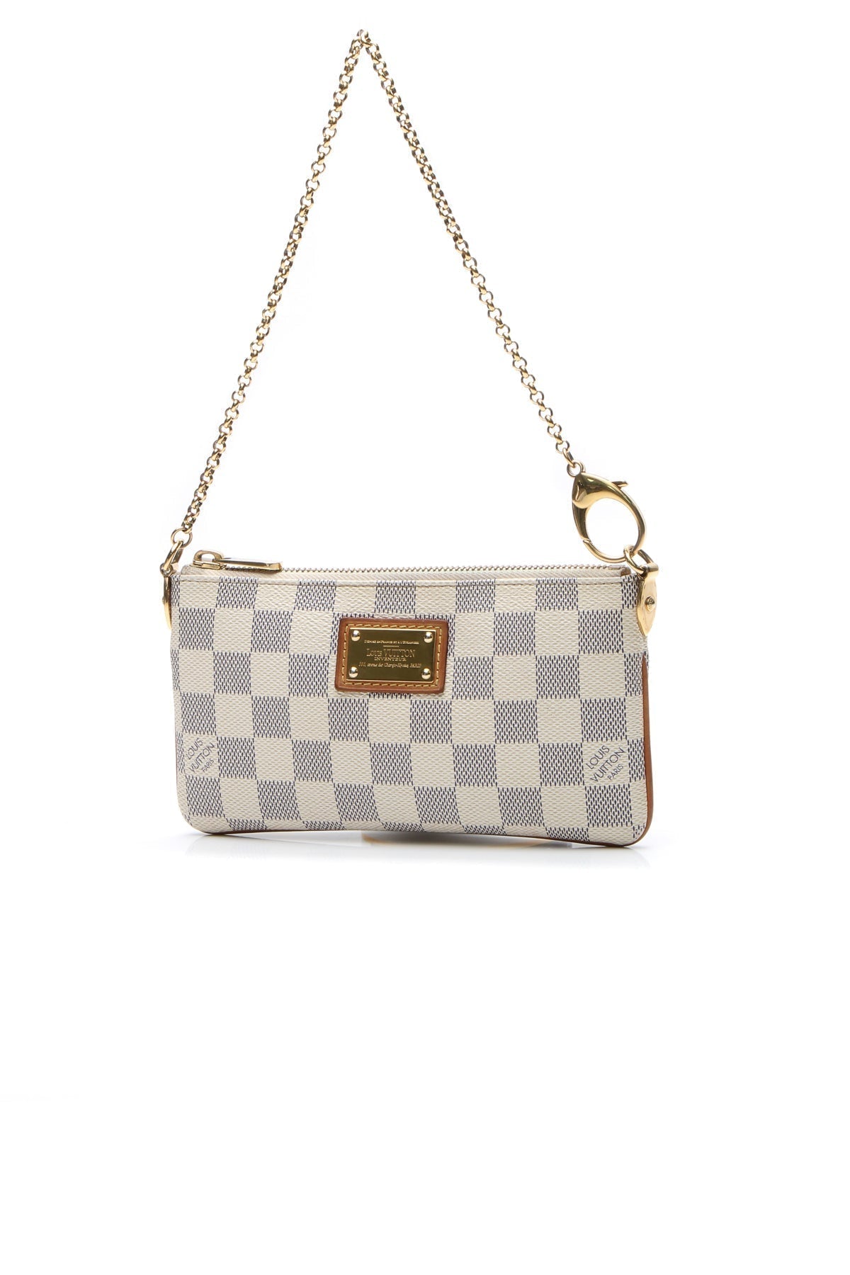 Milla MM Pochette Bag - Damier Azur