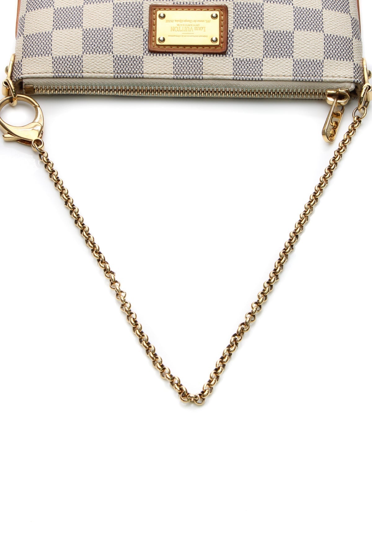Milla MM Pochette Bag - Damier Azur