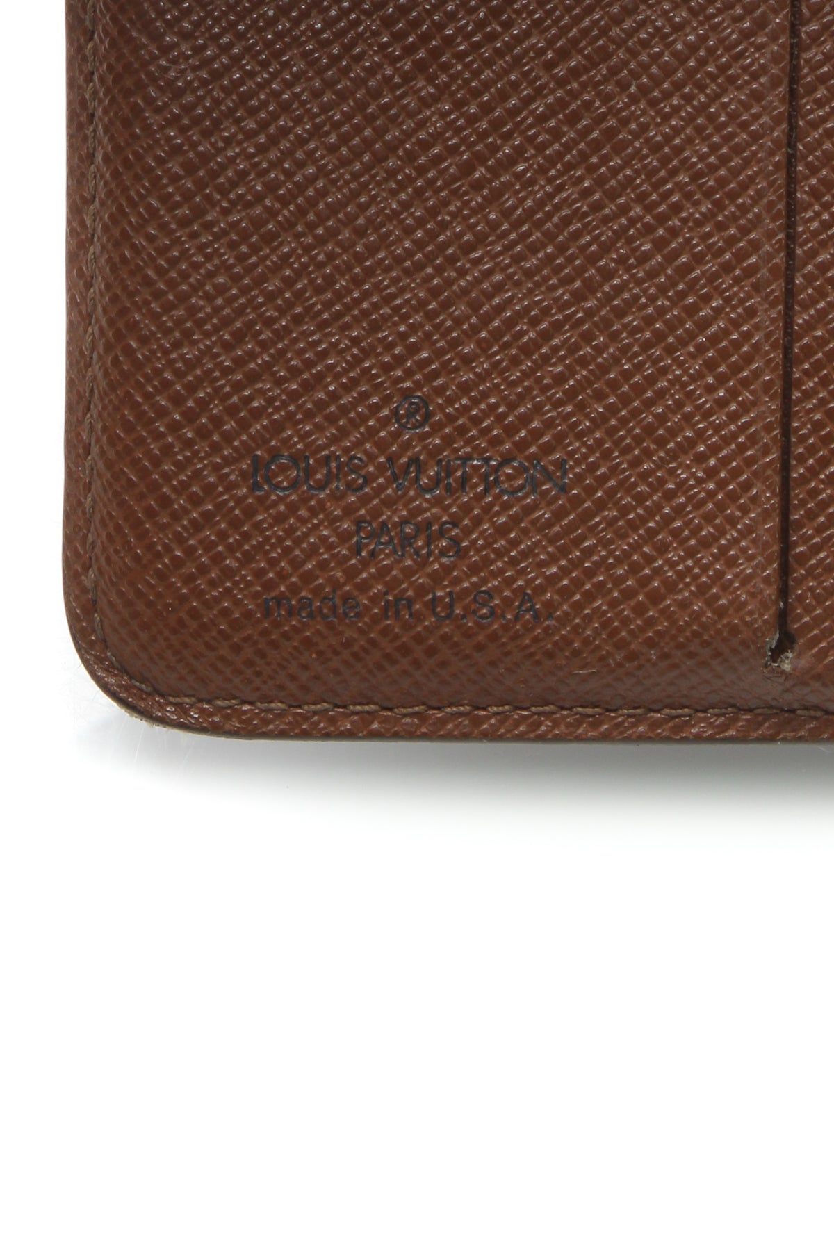 Vintage Compact Zip Wallet - Monogram