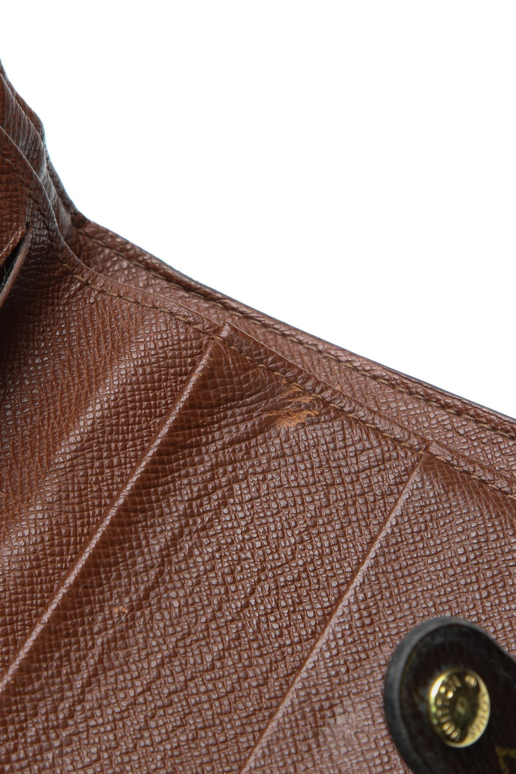 Vintage Compact Zip Wallet - Monogram