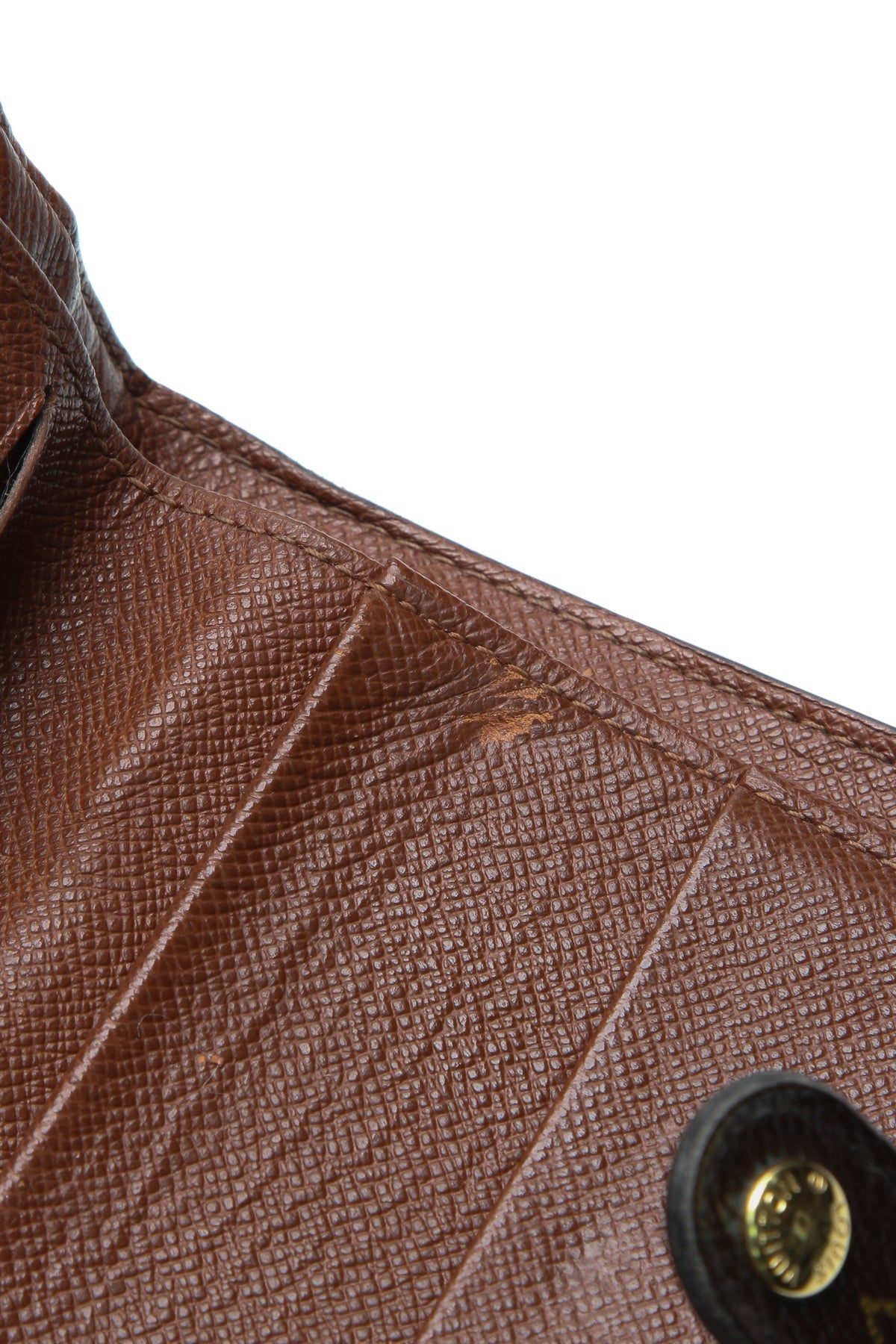 Vintage Compact Zip Wallet - Monogram