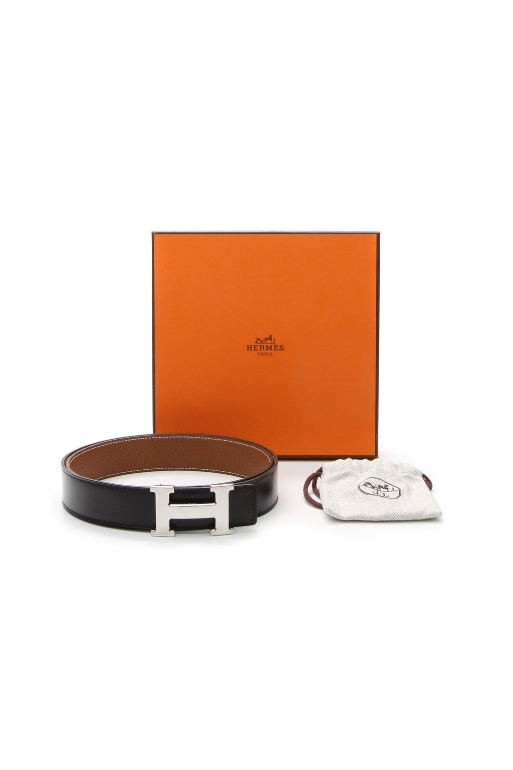 Constance 32mm Reversible Belt - Black/Brown Size 100