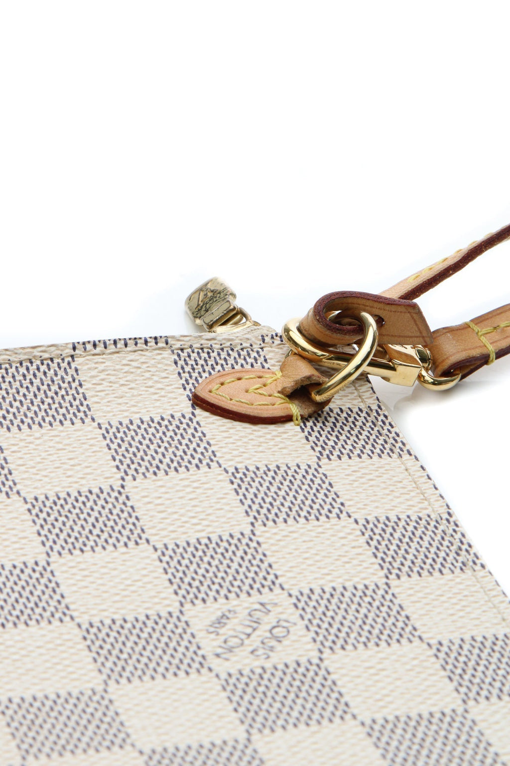 Neverfull Pouch Wristlet - Damier Azur