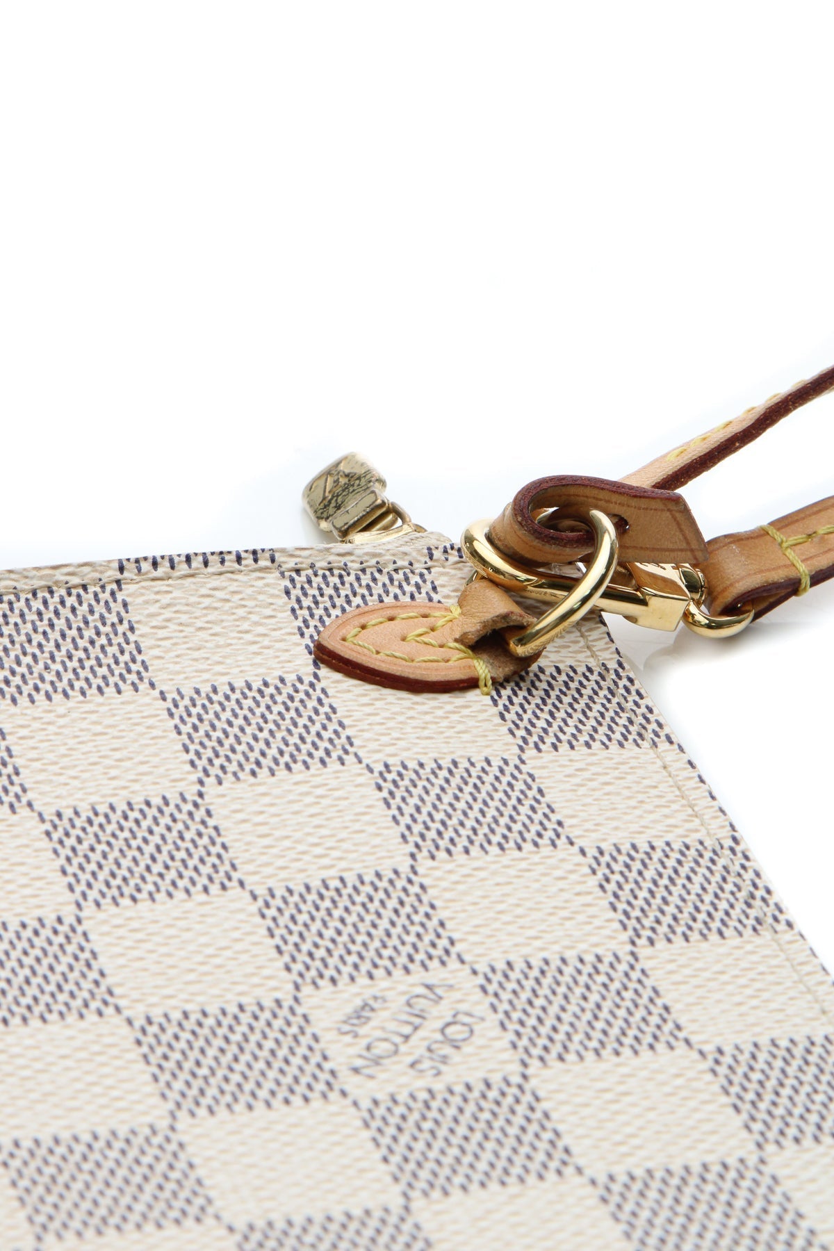 Neverfull Pouch Wristlet - Damier Azur