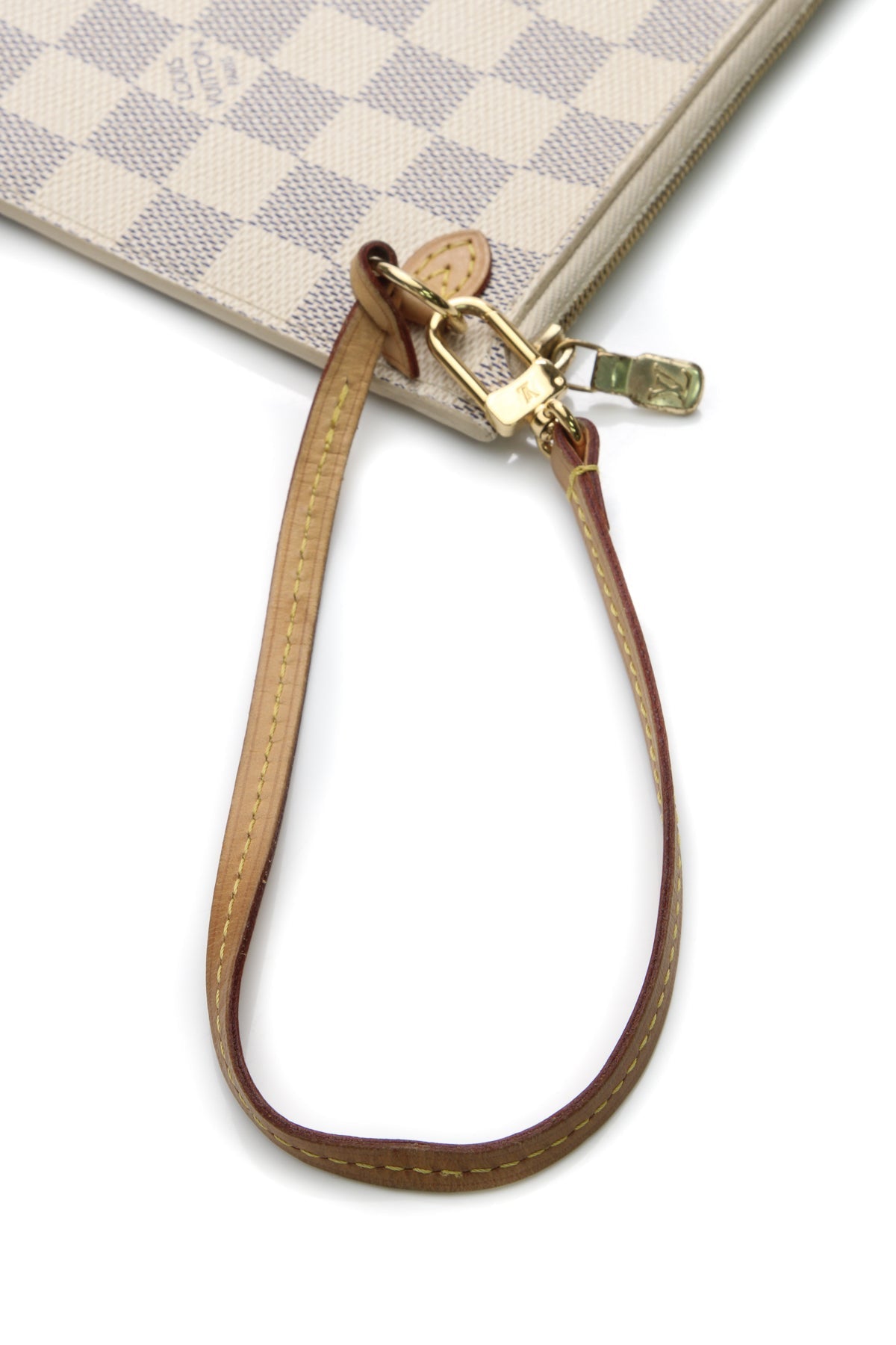 Neverfull Pouch Wristlet - Damier Azur