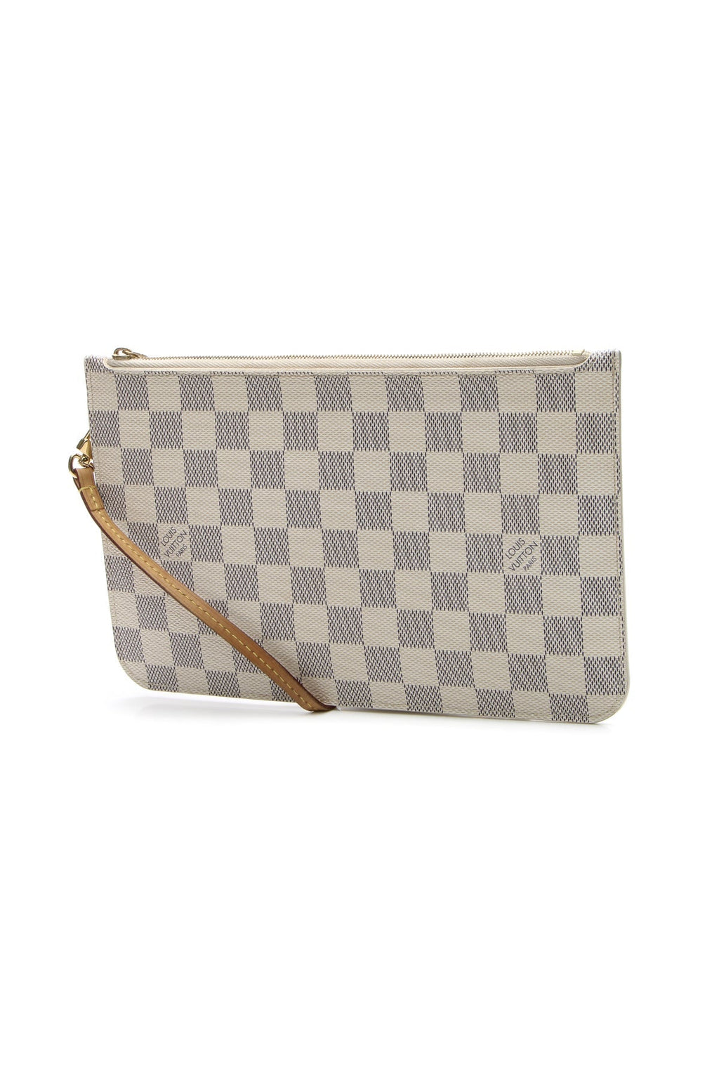 Neverfull Pouch Wristlet - Damier Azur