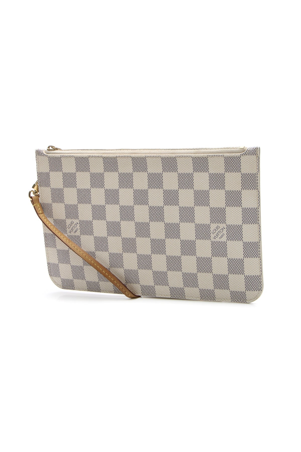 Neverfull Pouch Wristlet - Damier Azur