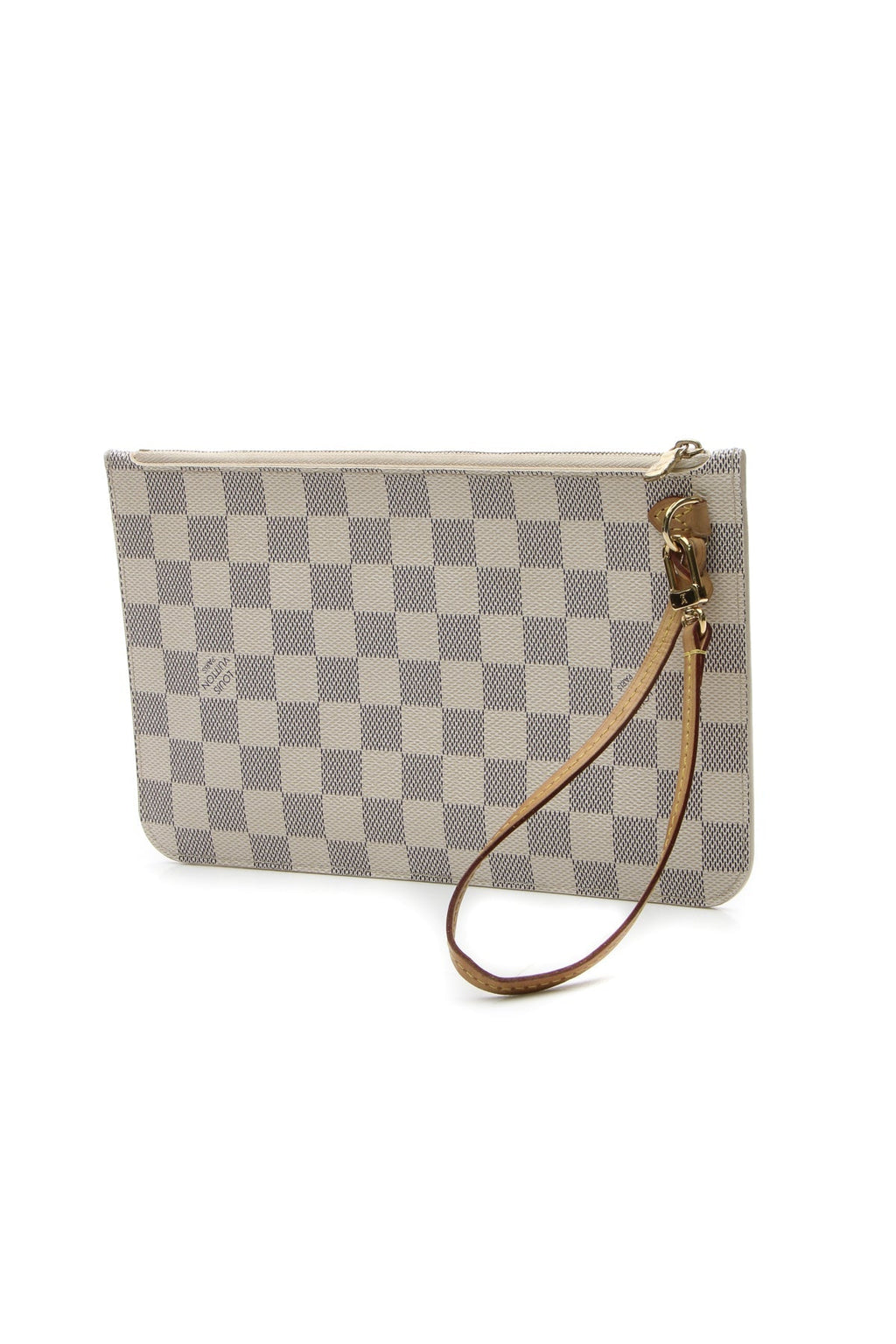 Neverfull Pouch Wristlet - Damier Azur