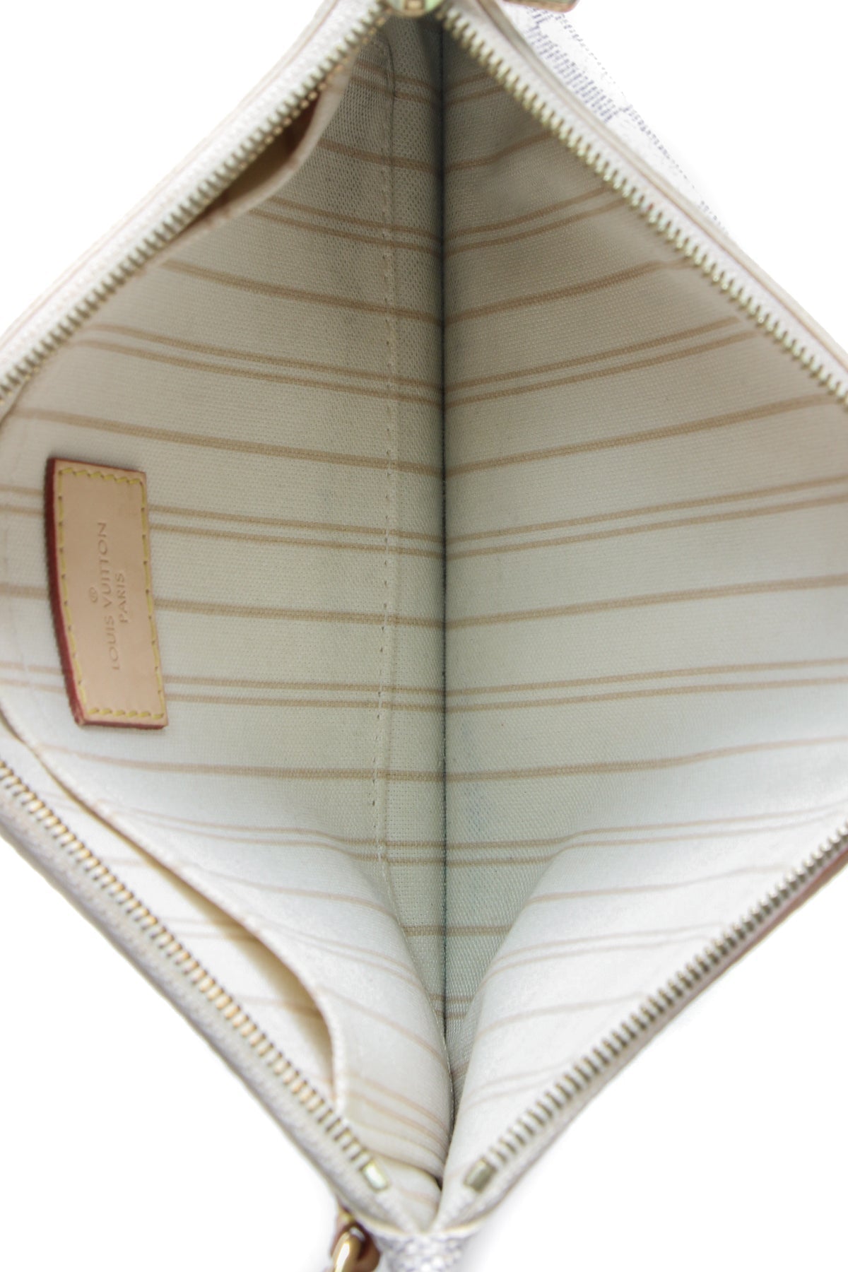 Neverfull Pouch Wristlet - Damier Azur