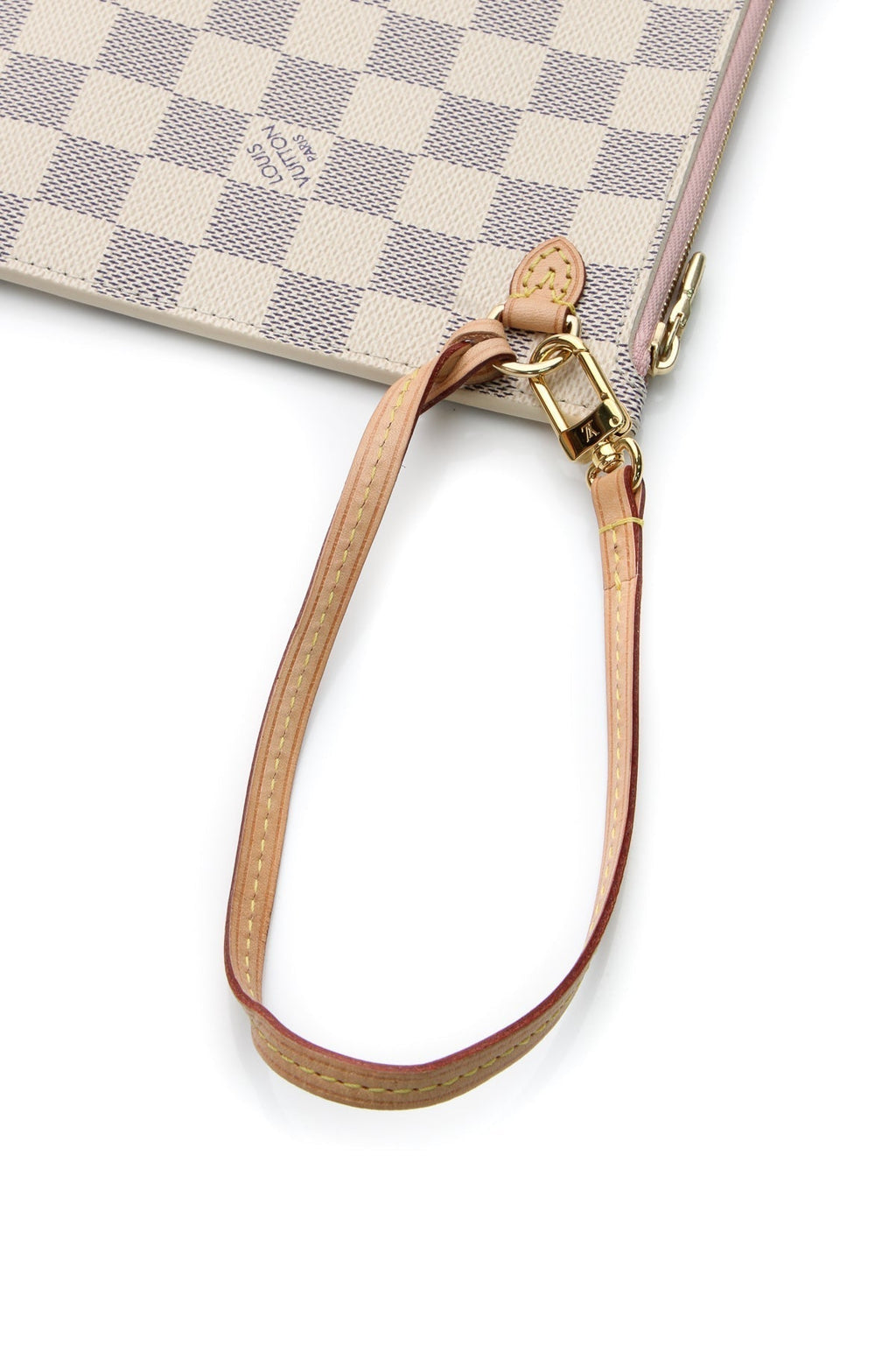 Neverfull Pouch Wristlet - Damier Azur