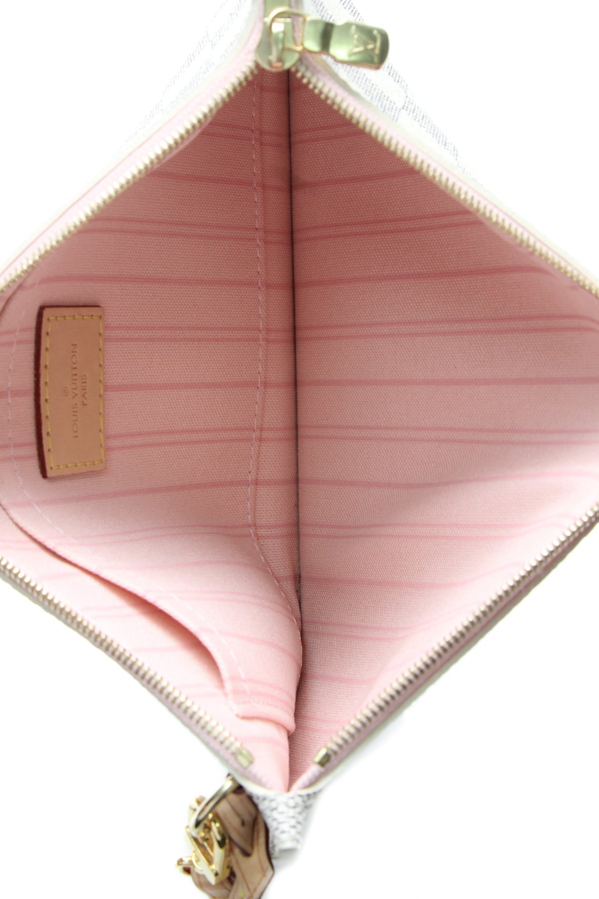 Neverfull Pouch Wristlet - Damier Azur