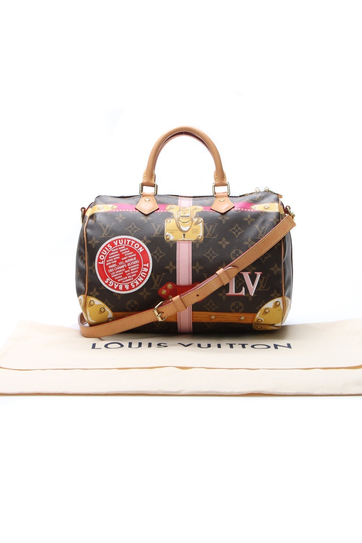 Summer Trunks Speedy Bandouliere 30 Bag - Monogram
