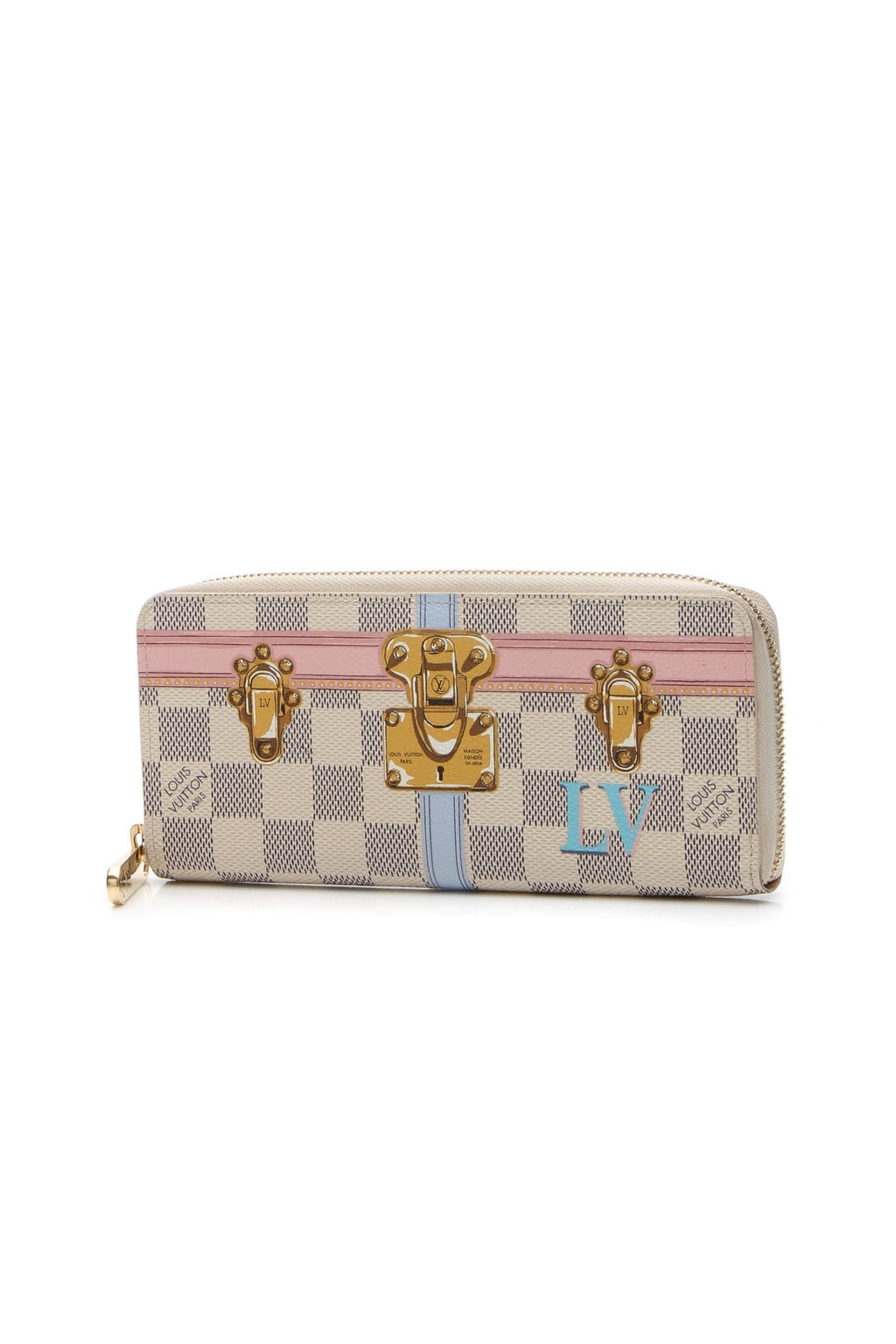 Summer Trunks Clemence Wallet - Damier Azur