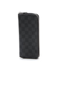 Vertical Zippy Wallet - Damier Graphite