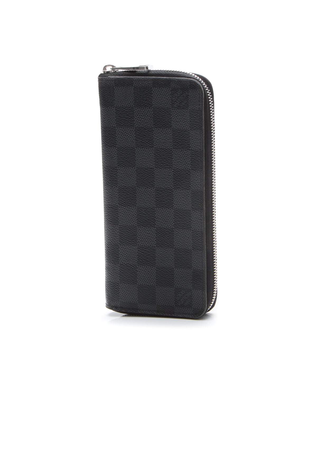 Vertical Zippy Wallet - Damier Graphite