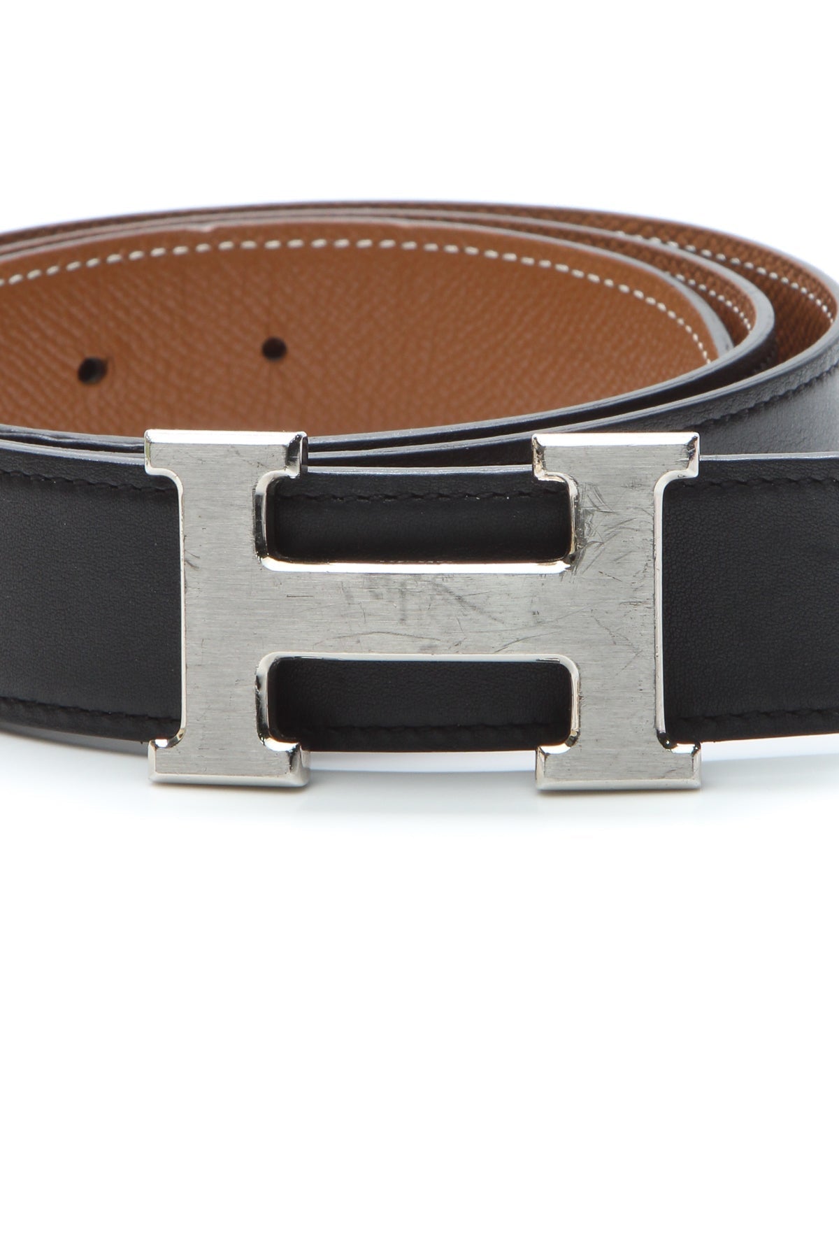 Constance 32mm Reversible Belt - Black/Brown Size 90