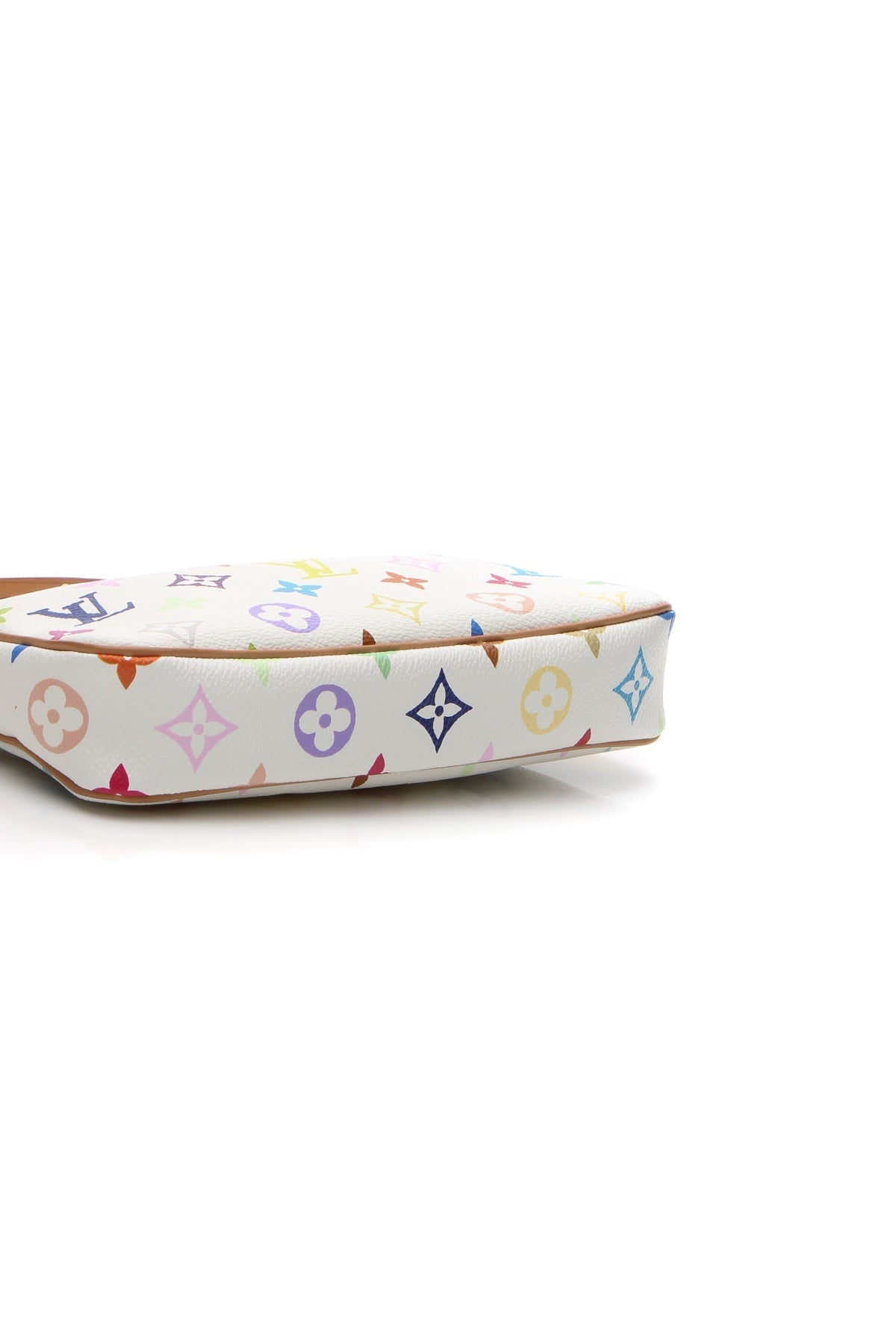 Pochette Accessories Bag - White Multicolore Monogram