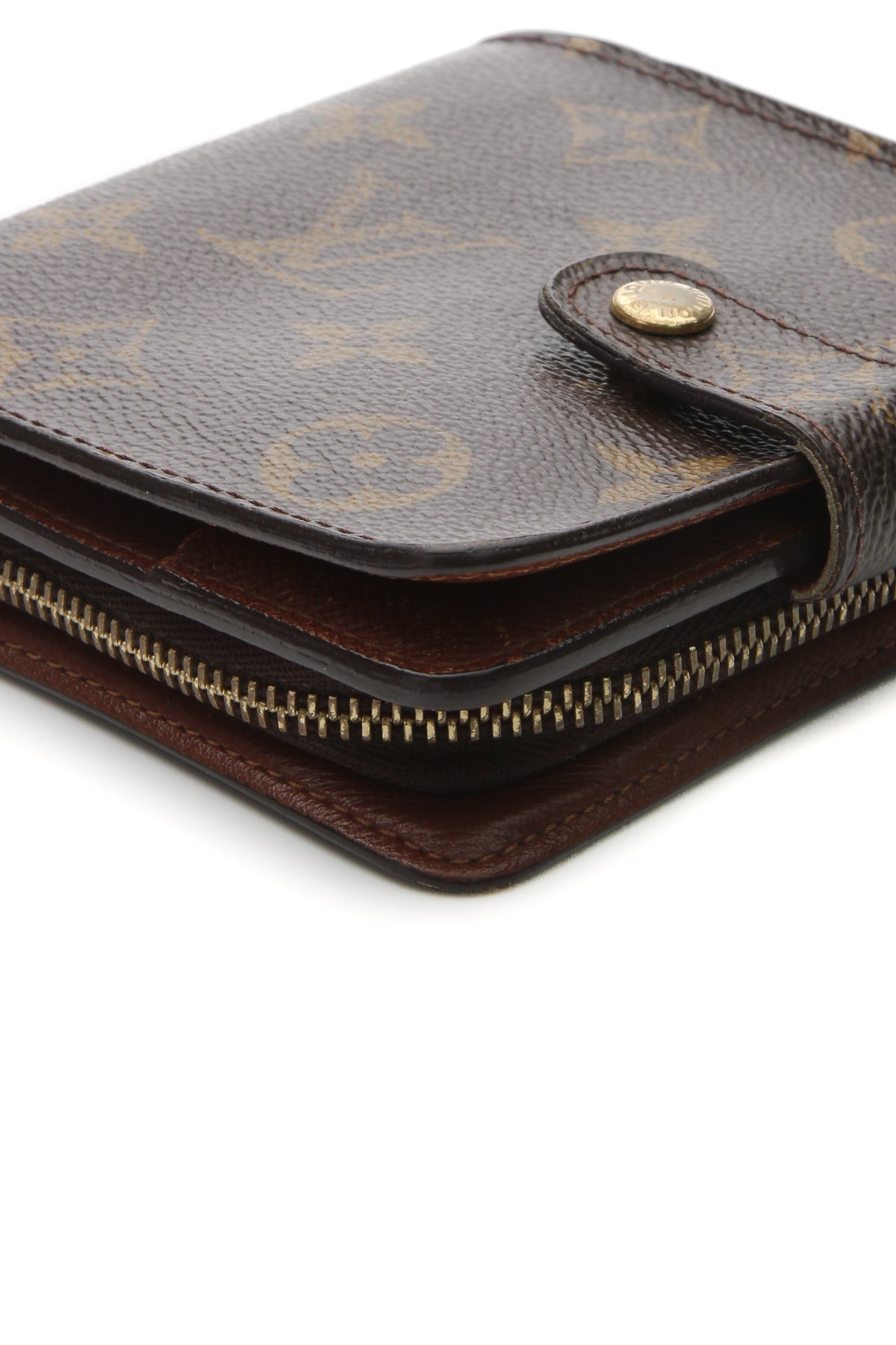 Compact Zip Wallet - Monogram