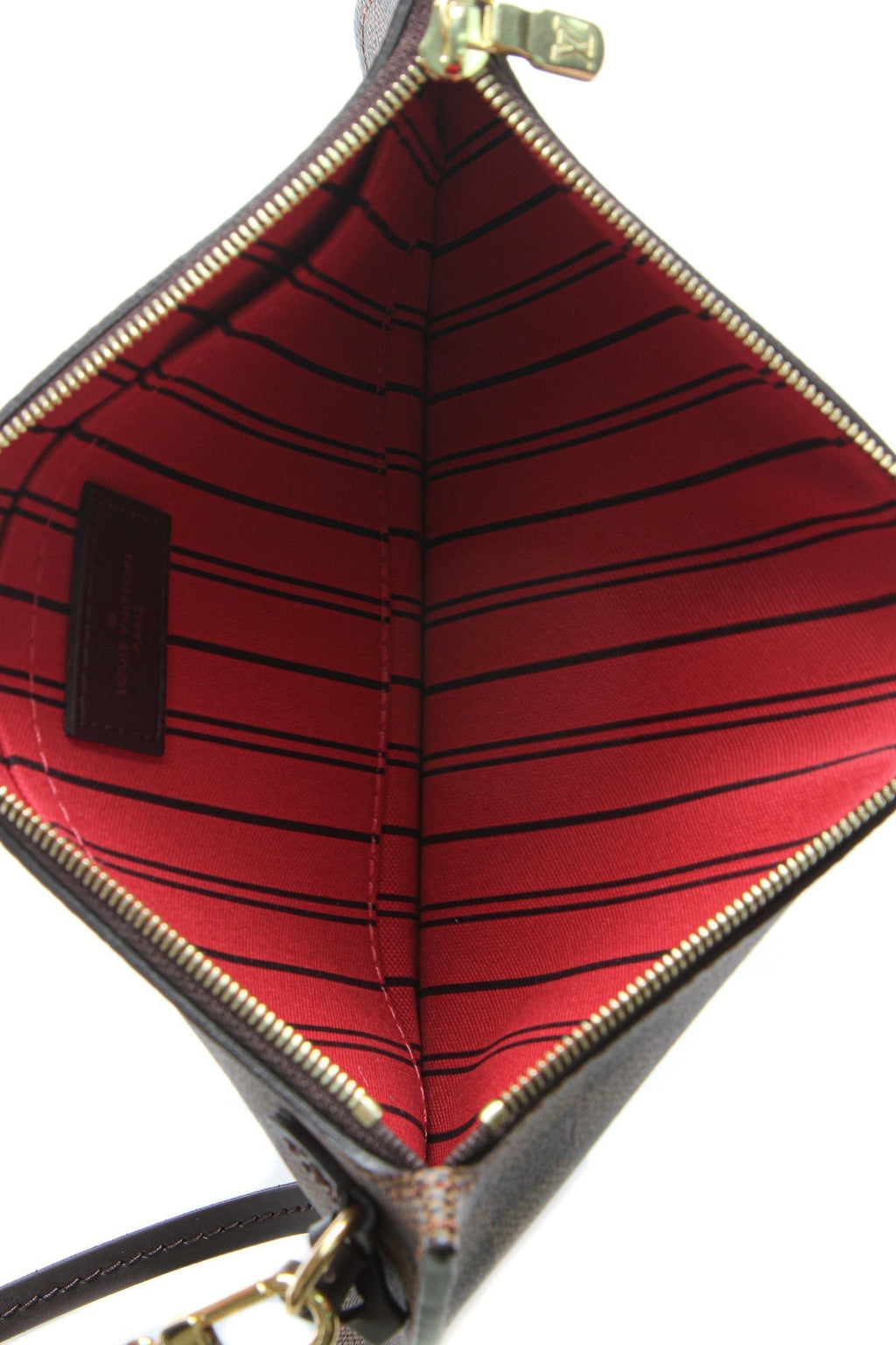 Neverfull Pouch Wristlet - Damier Ebene