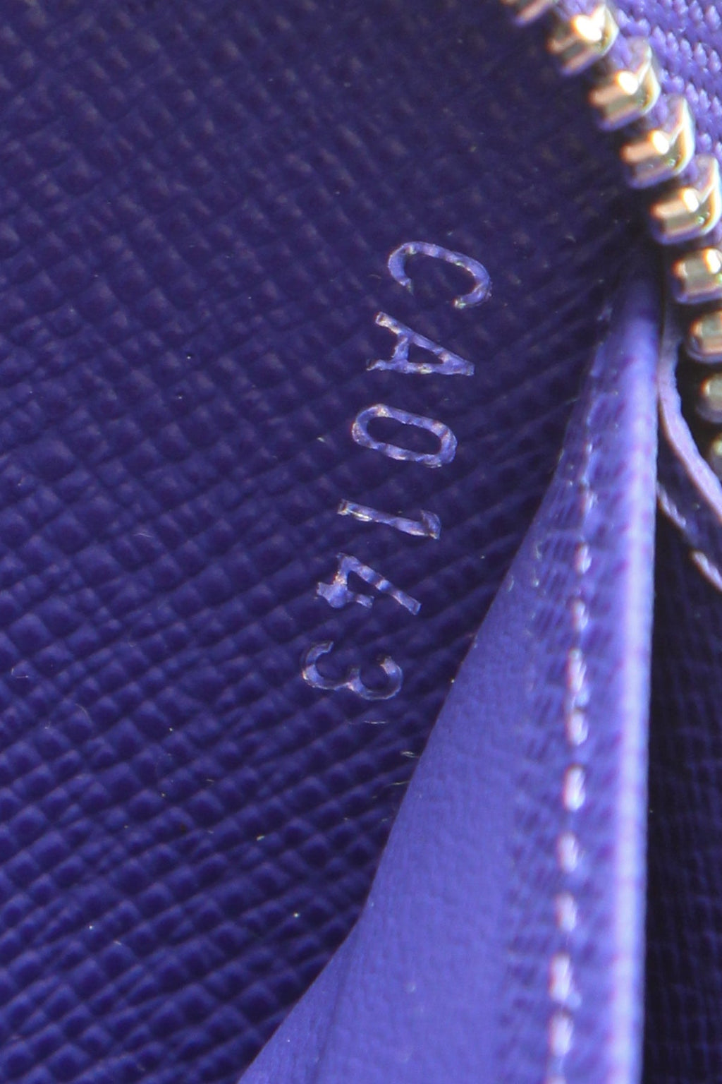Epi Zippy Wallet - Figue