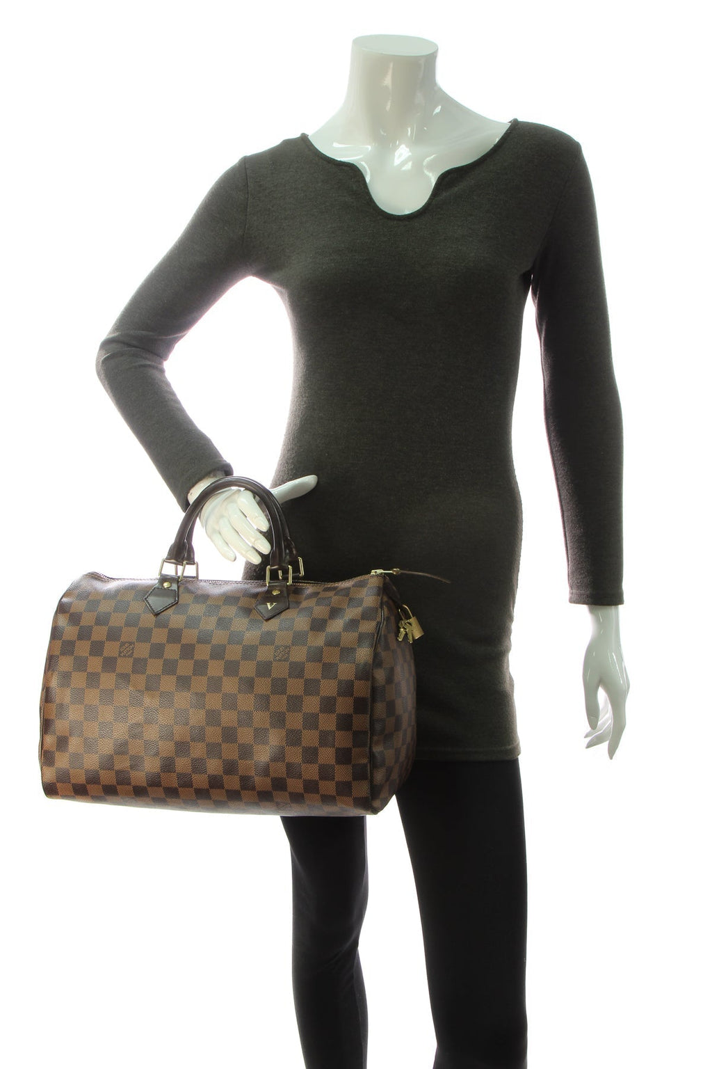 Speedy 35 Bag - Damier Ebene