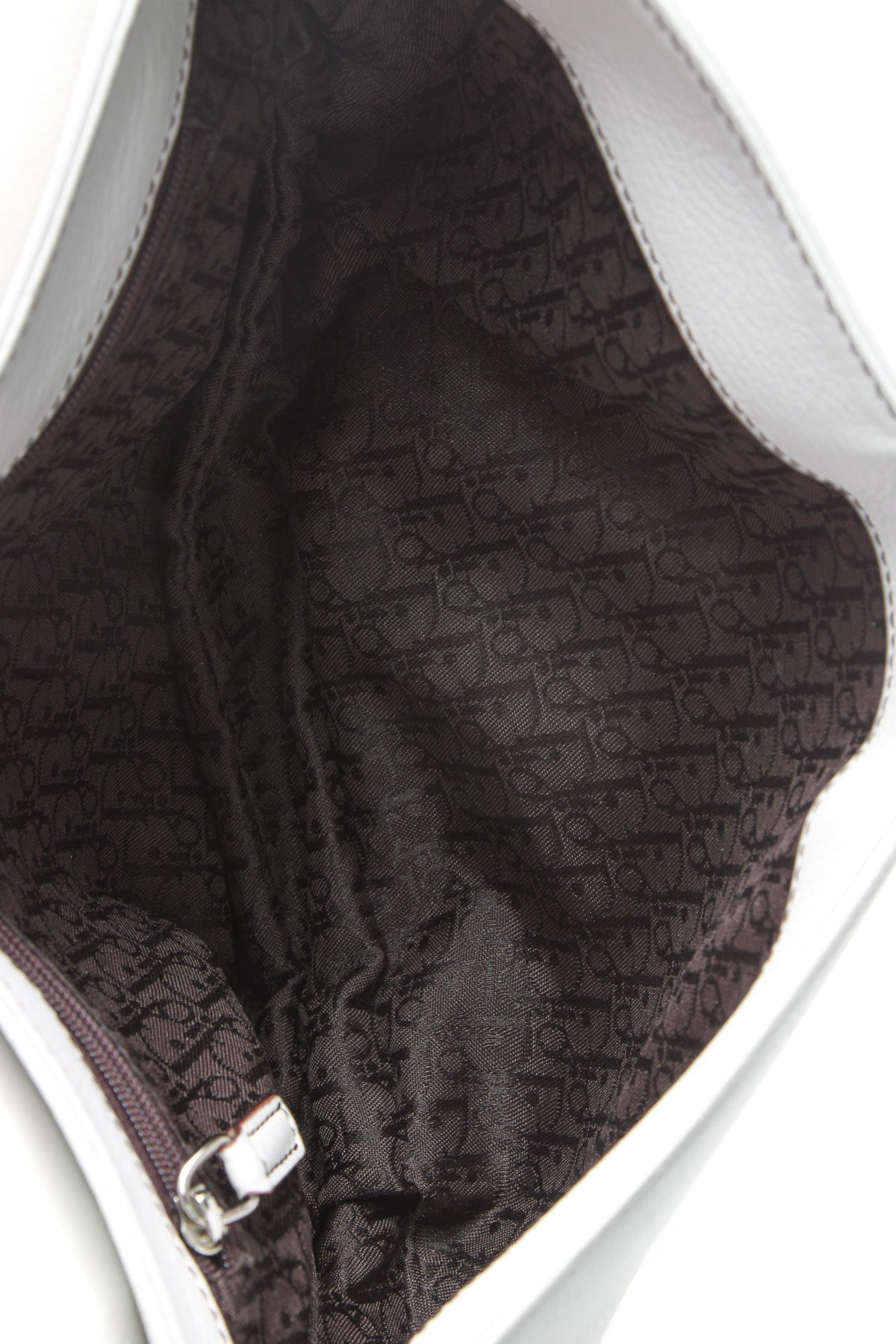 Double Saddle Bag - White