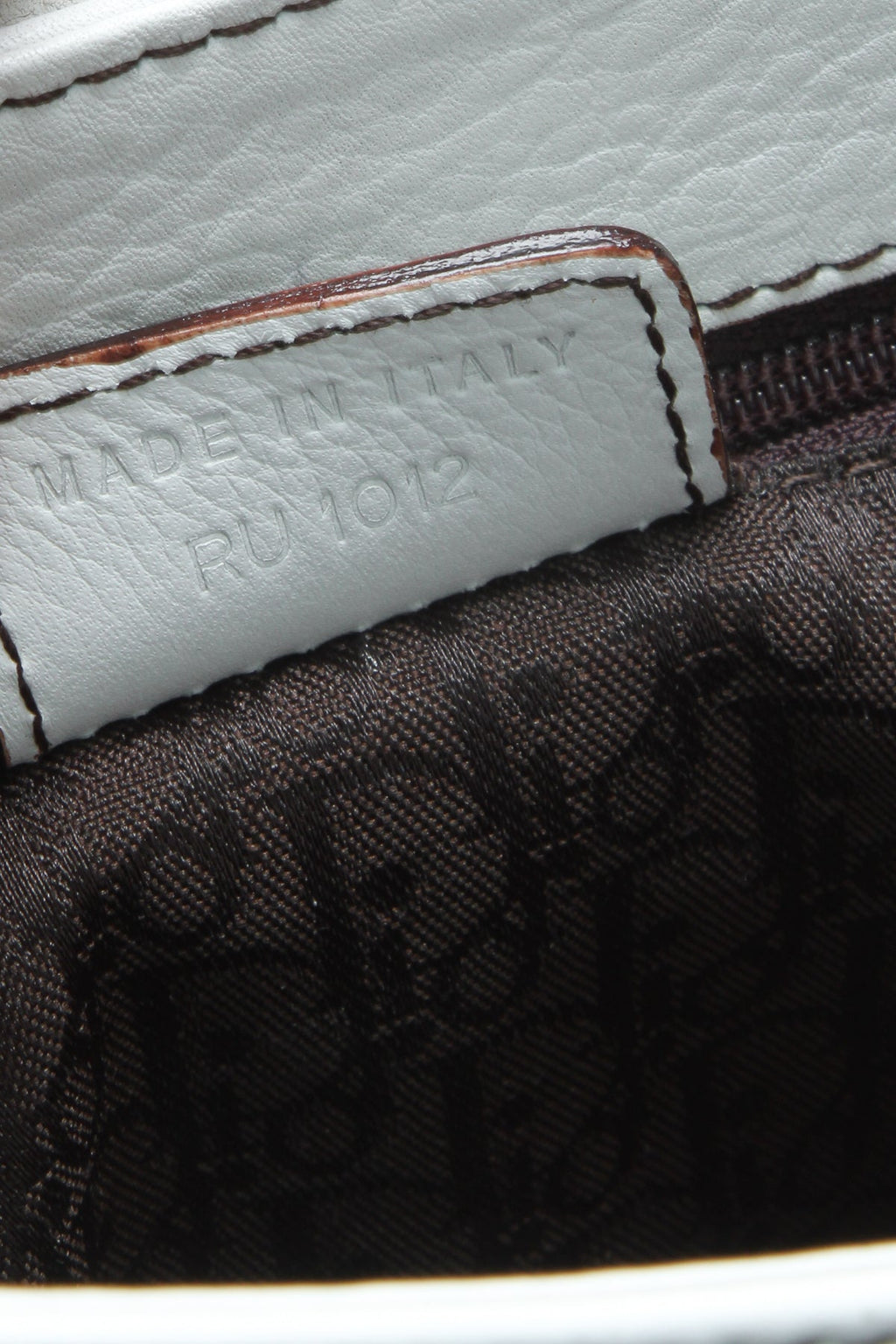 Double Saddle Bag - White