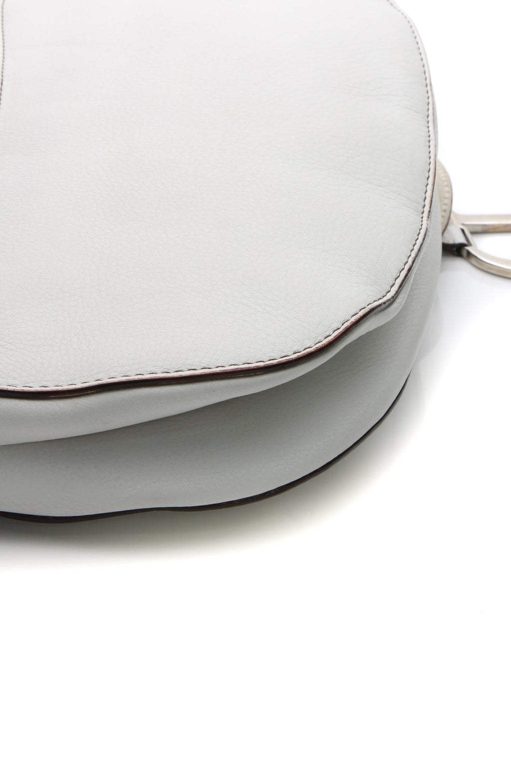 Double Saddle Bag - White