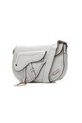 Double Saddle Bag - White