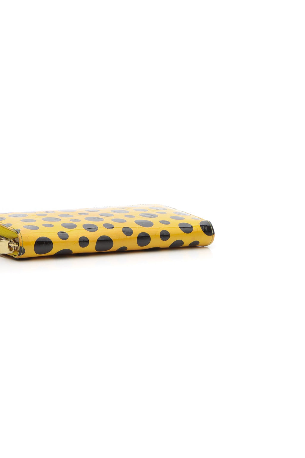 Vernis Kusama Dots Zippy Wallet - Yellow/Black
