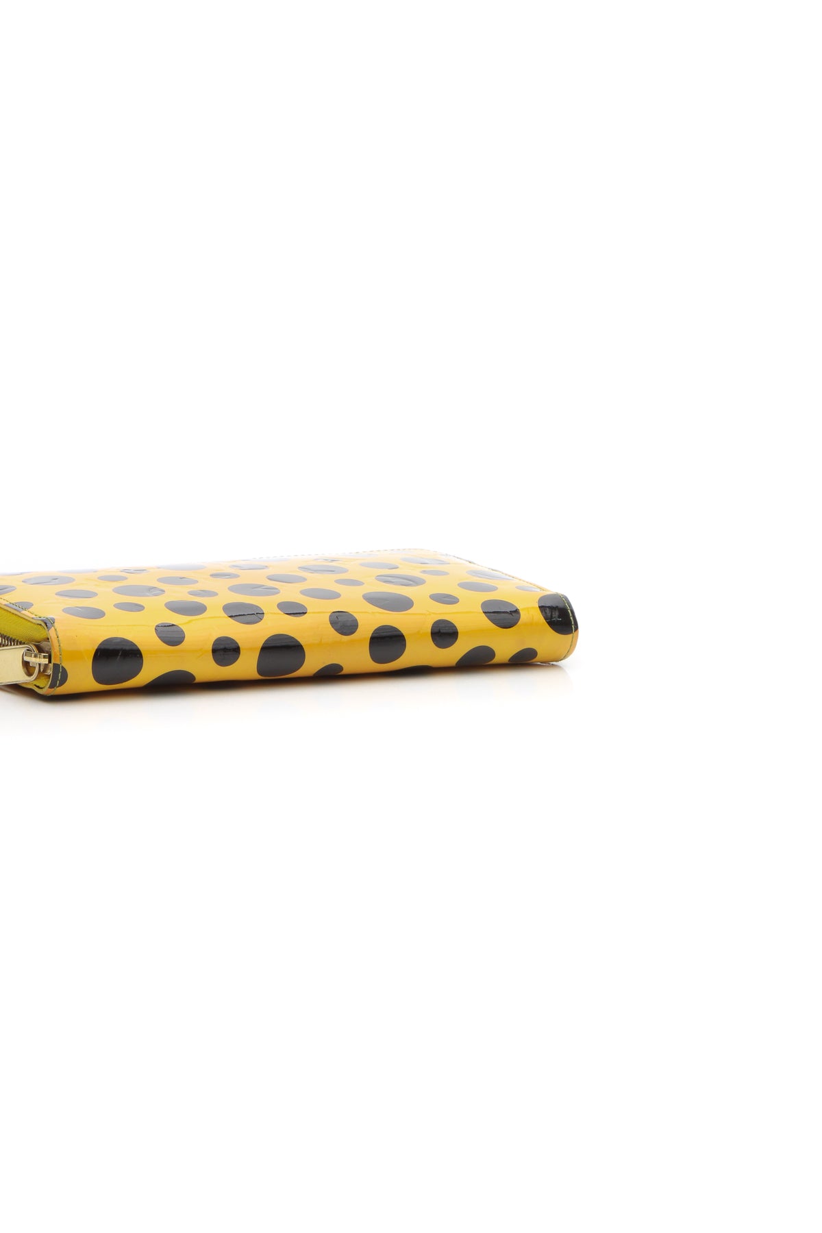 Vernis Kusama Dots Zippy Wallet - Yellow/Black