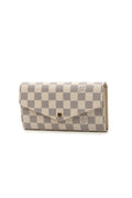 Sarah Wallet - Damier Azur